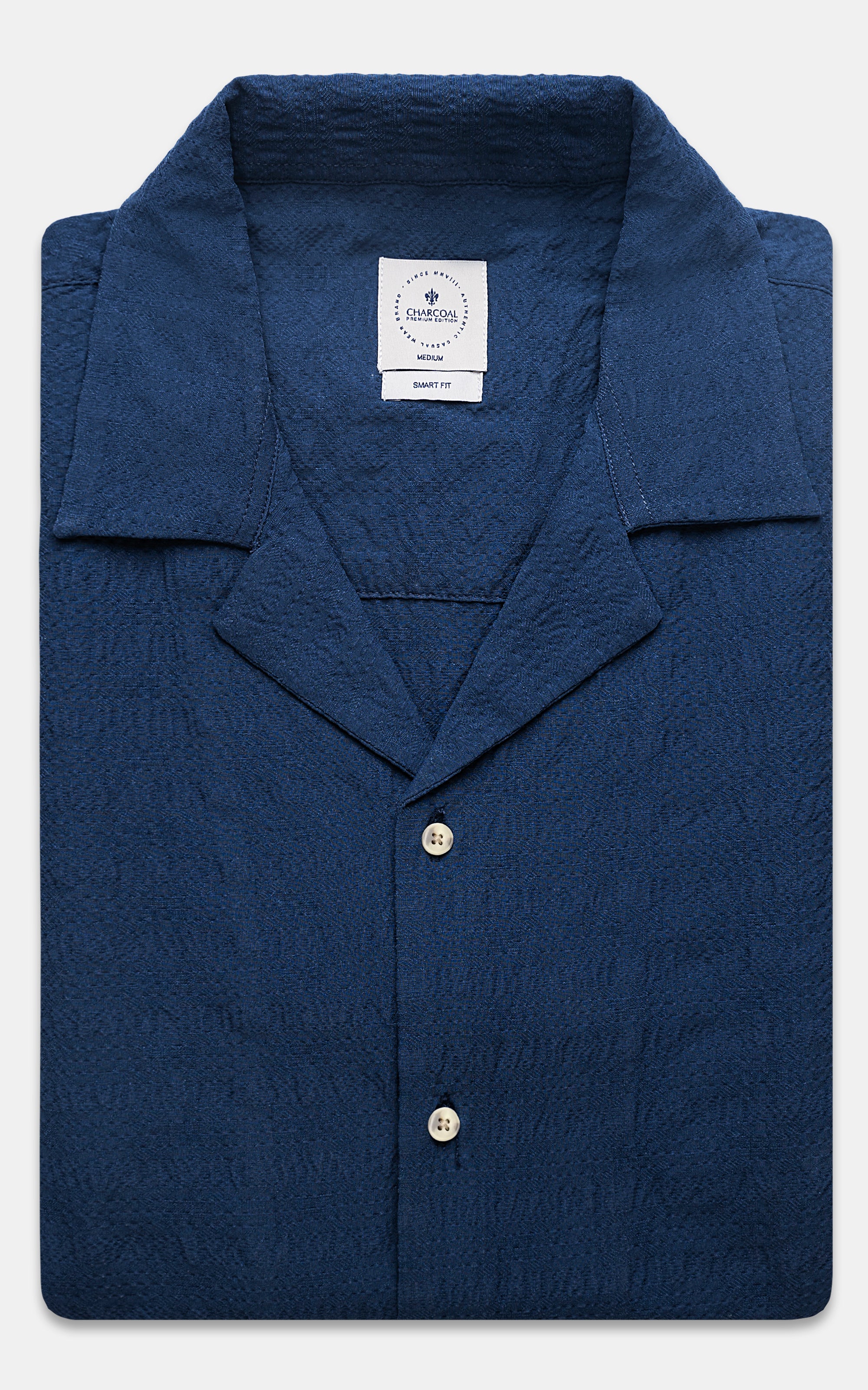 CUBAN RELAXED SHIRT BLUE