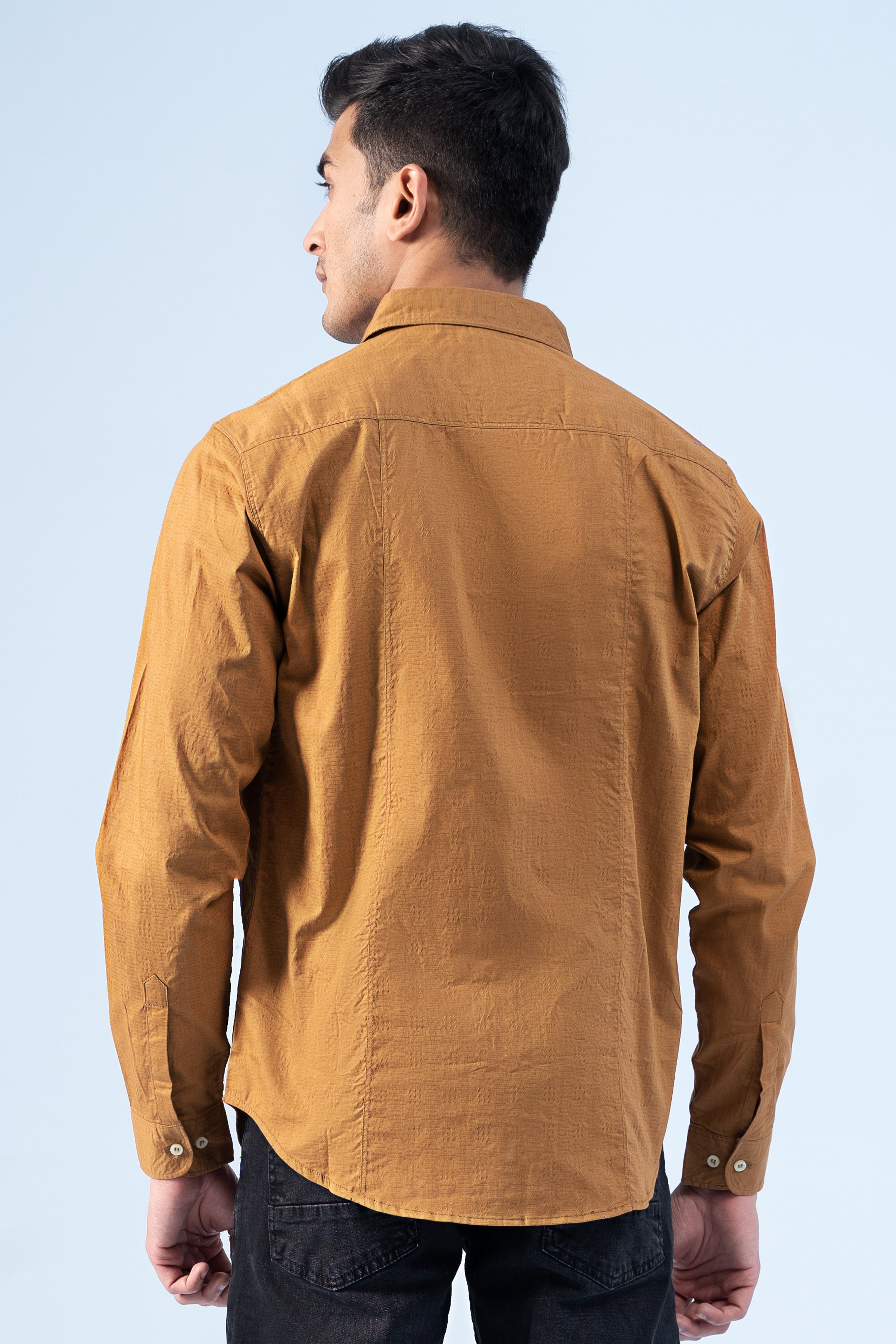 CASUAL SHIRT MUSTARD - Charcoal Clothing