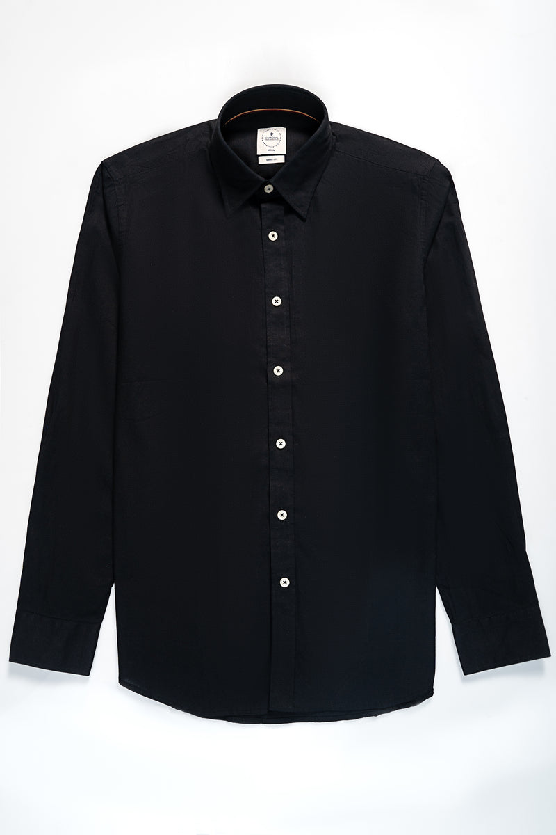 SMART SHIRT BLACK Charcoal Clothing