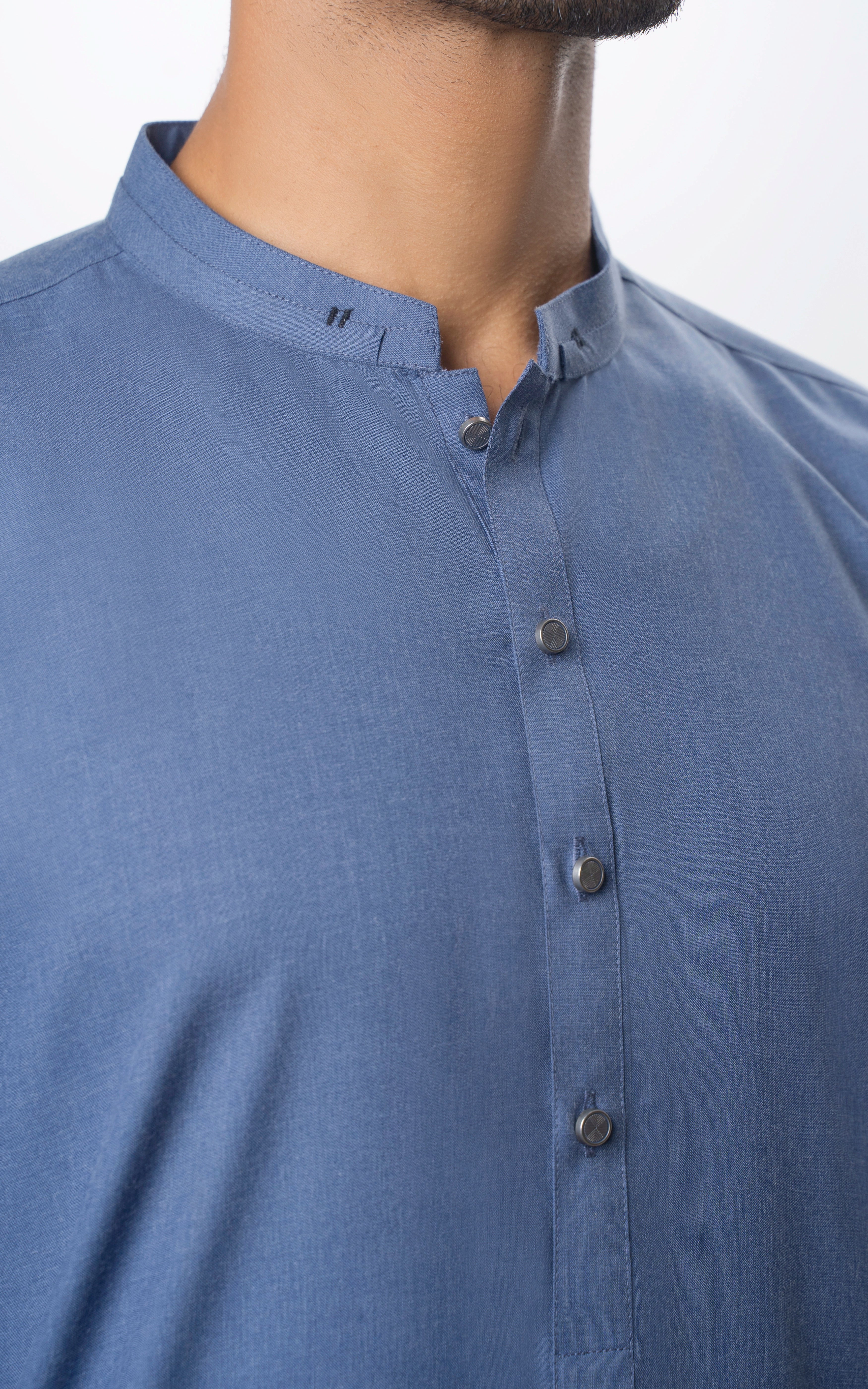 BLENDED KAMEEZ SHALWAR | PREMIUM COLLECTION INDIGO BLUE