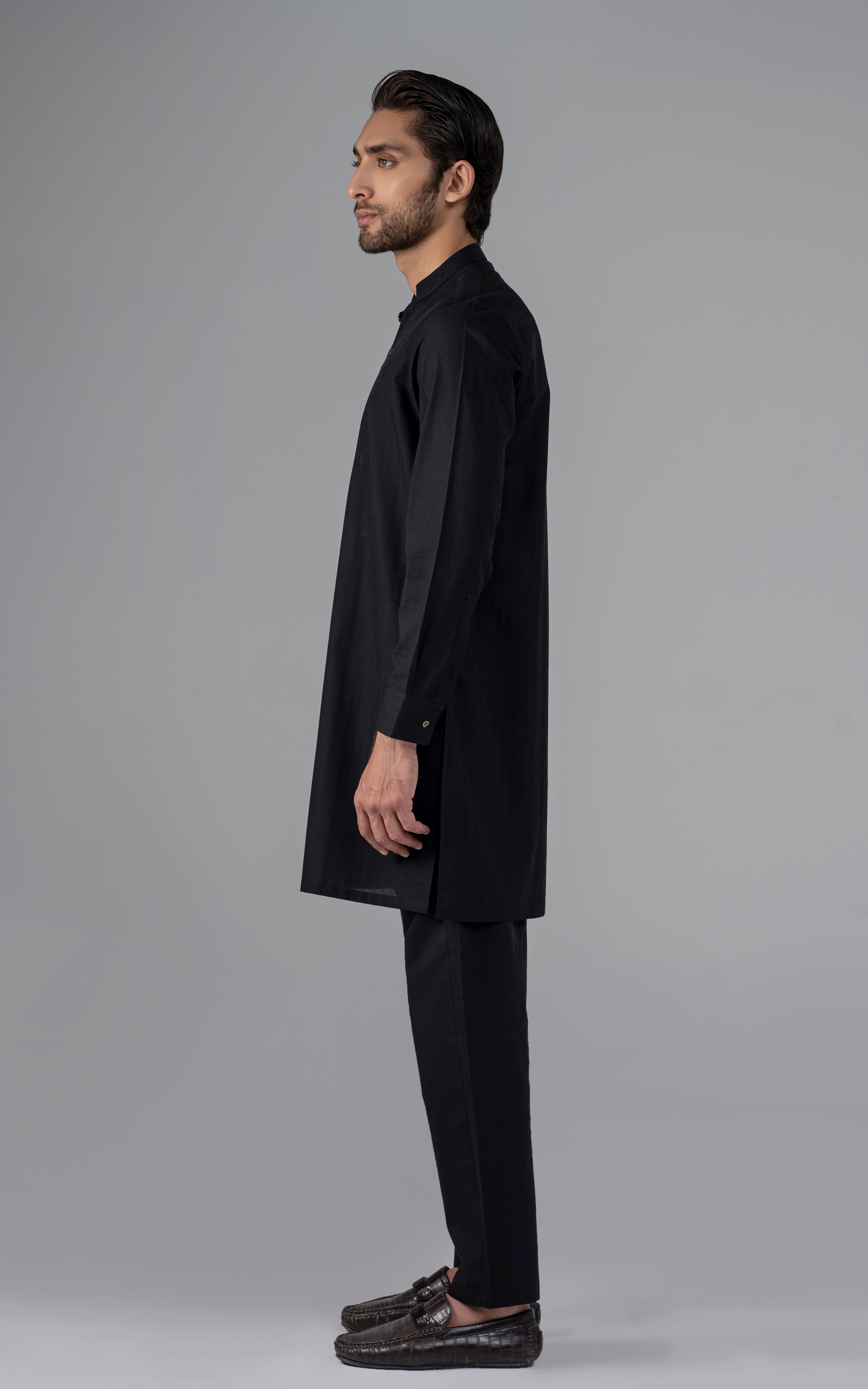 JACQUARD YARN DYED -PREMIUM COLLECTION BLACK