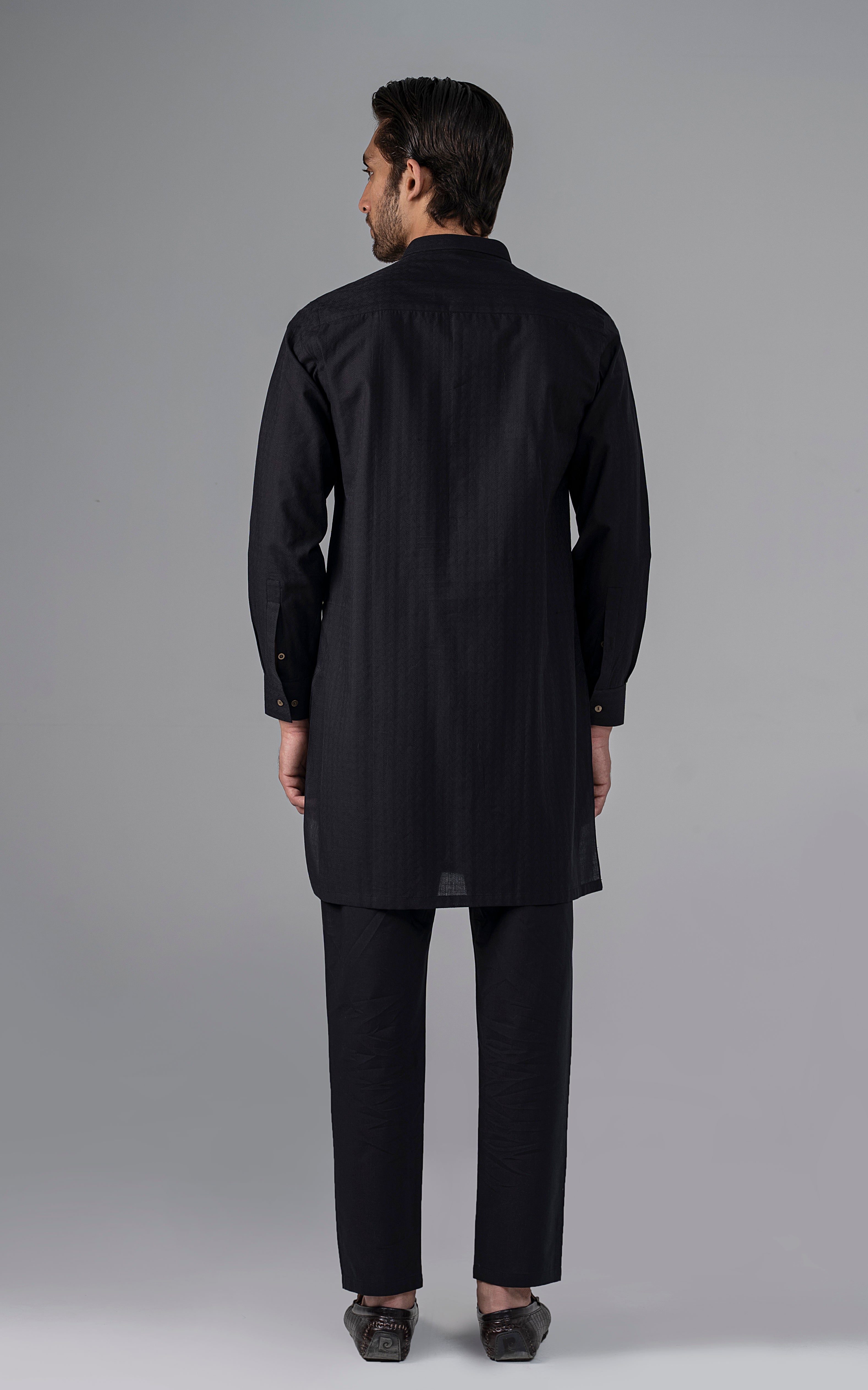 JACQUARD YARN DYED -PREMIUM COLLECTION BLACK
