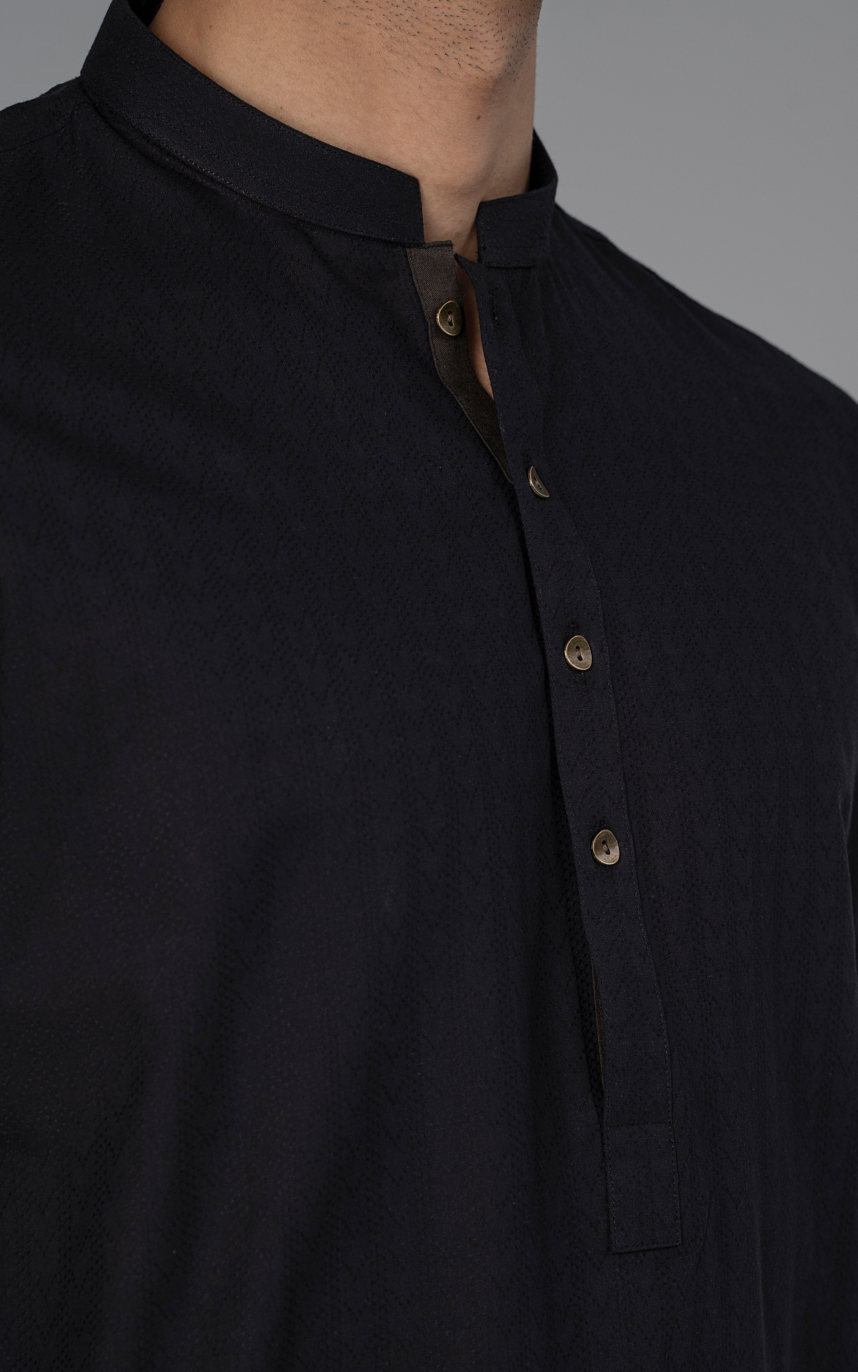 JACQUARD YARN DYED -PREMIUM COLLECTION BLACK