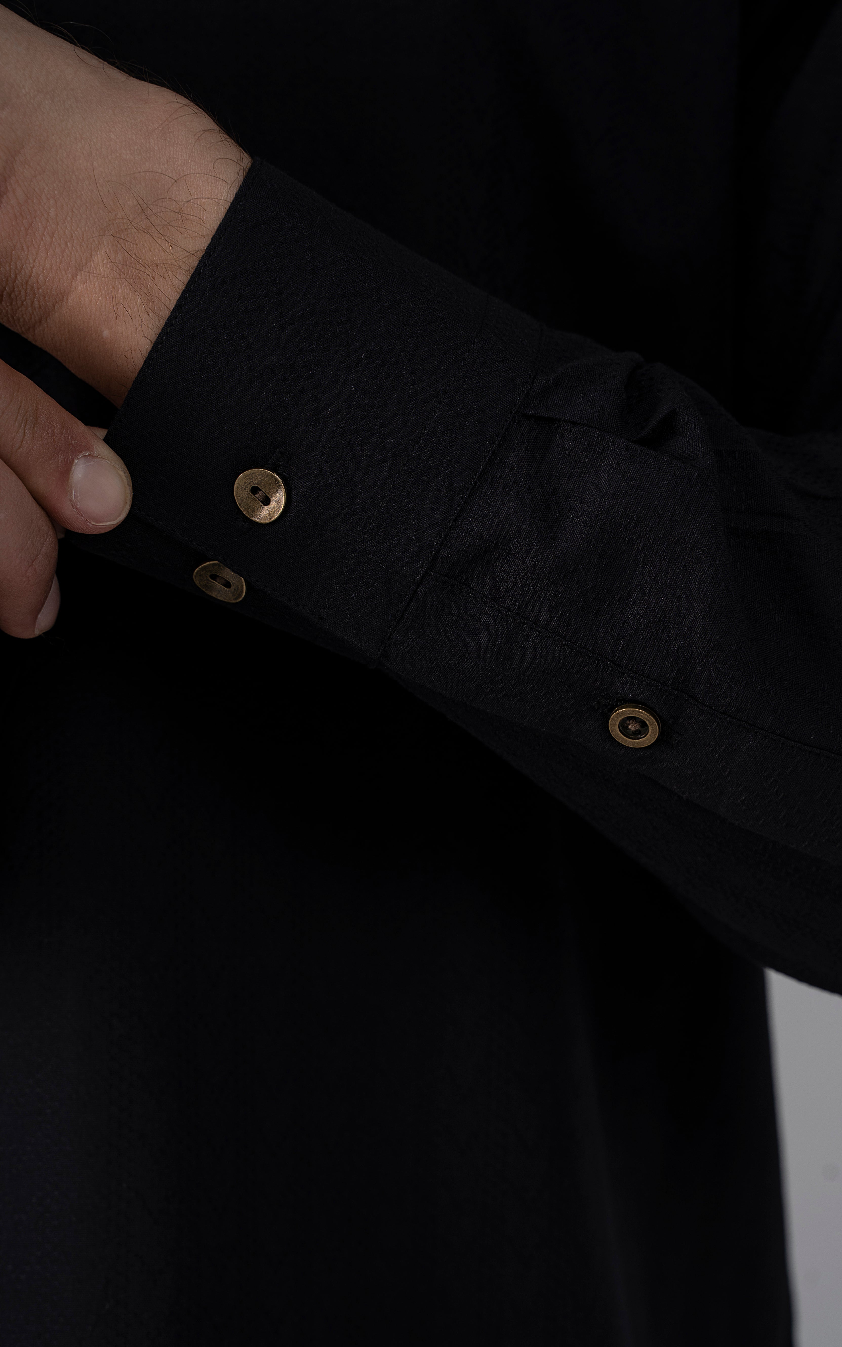 JACQUARD YARN DYED -PREMIUM COLLECTION BLACK