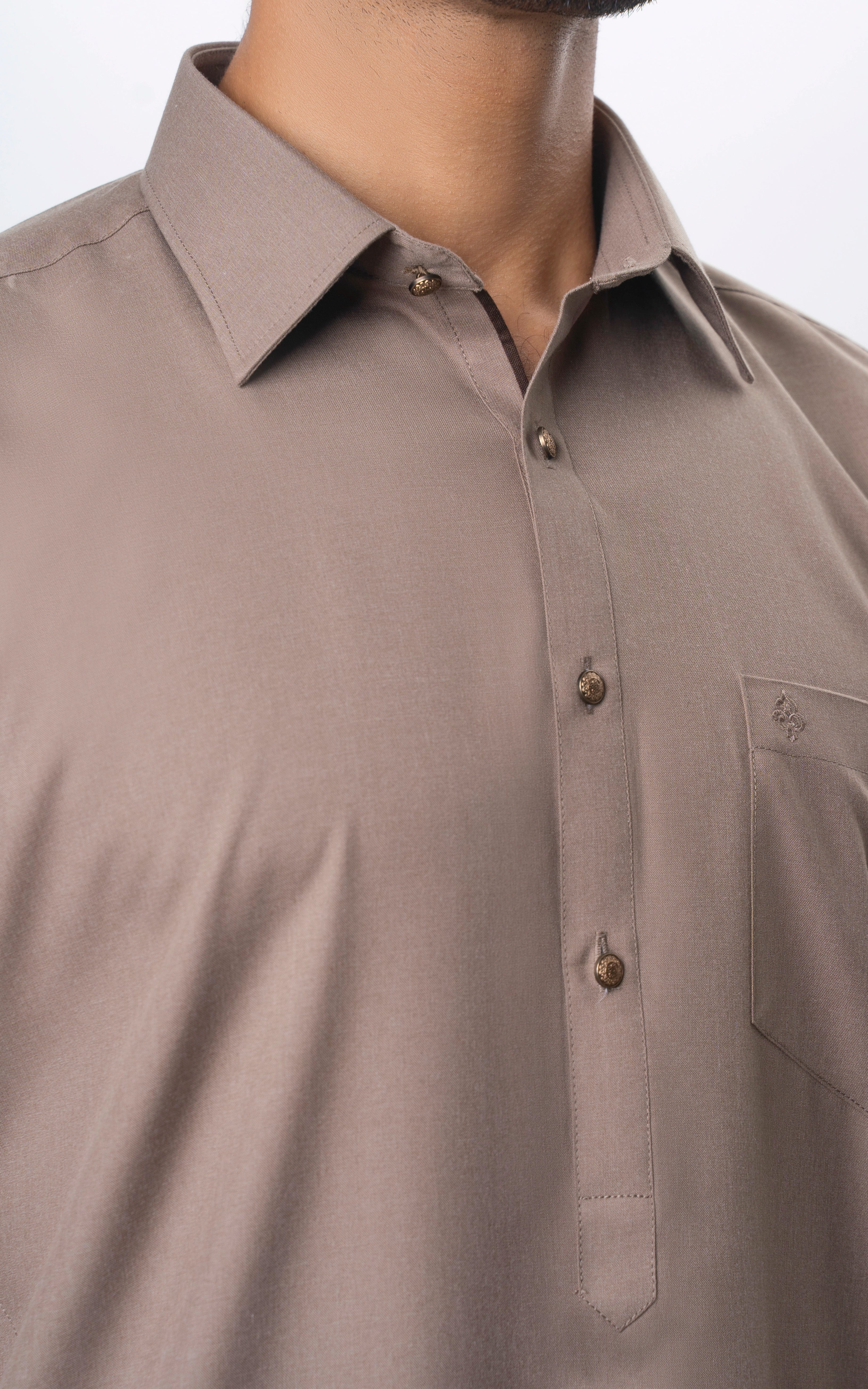 BLENDED KAMEEZ SHALWAR | PREMIUM COLLECTION BEIGE