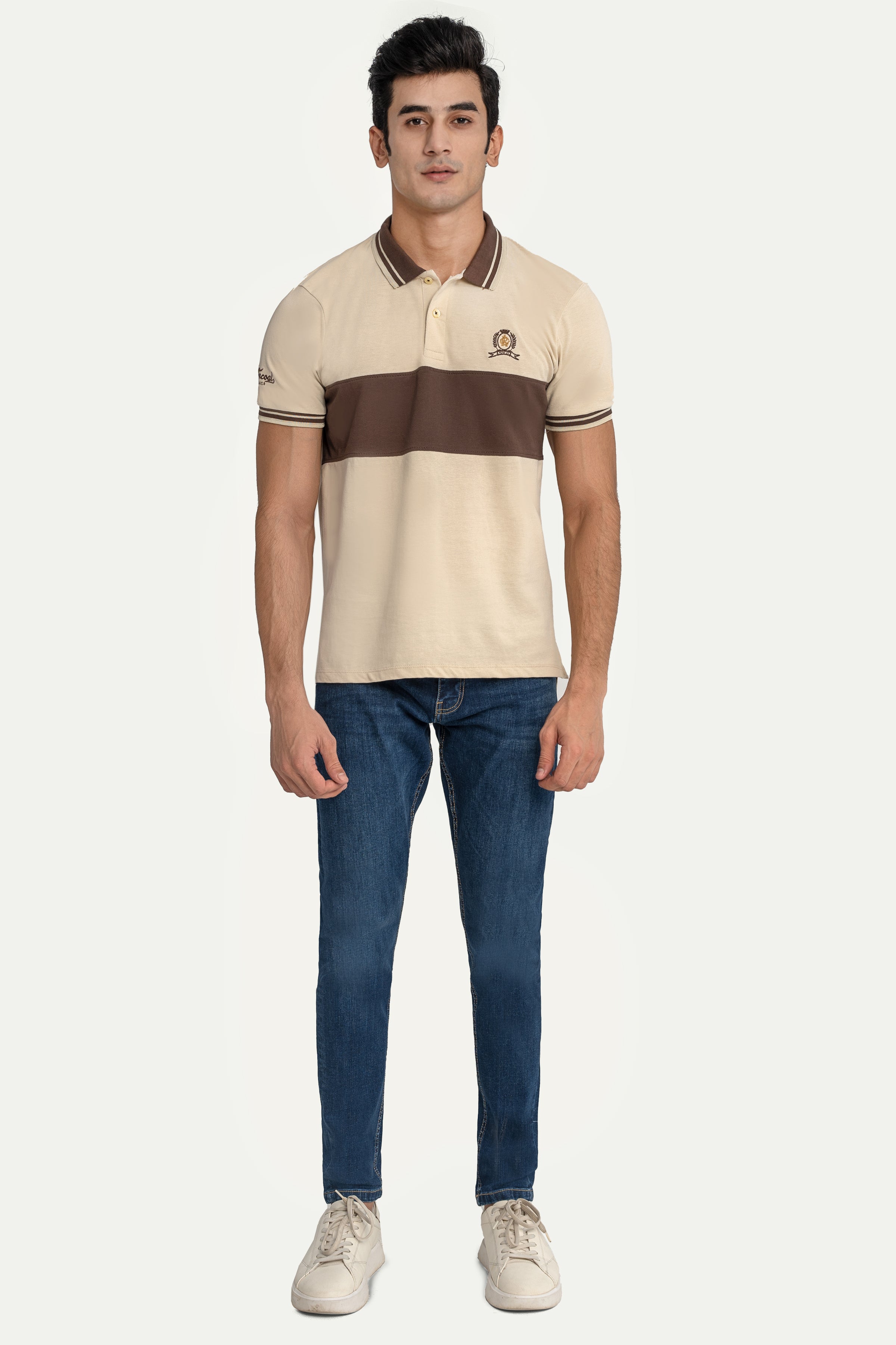 CLASSIC POLO BEIGE BROWN - Charcoal Clothing