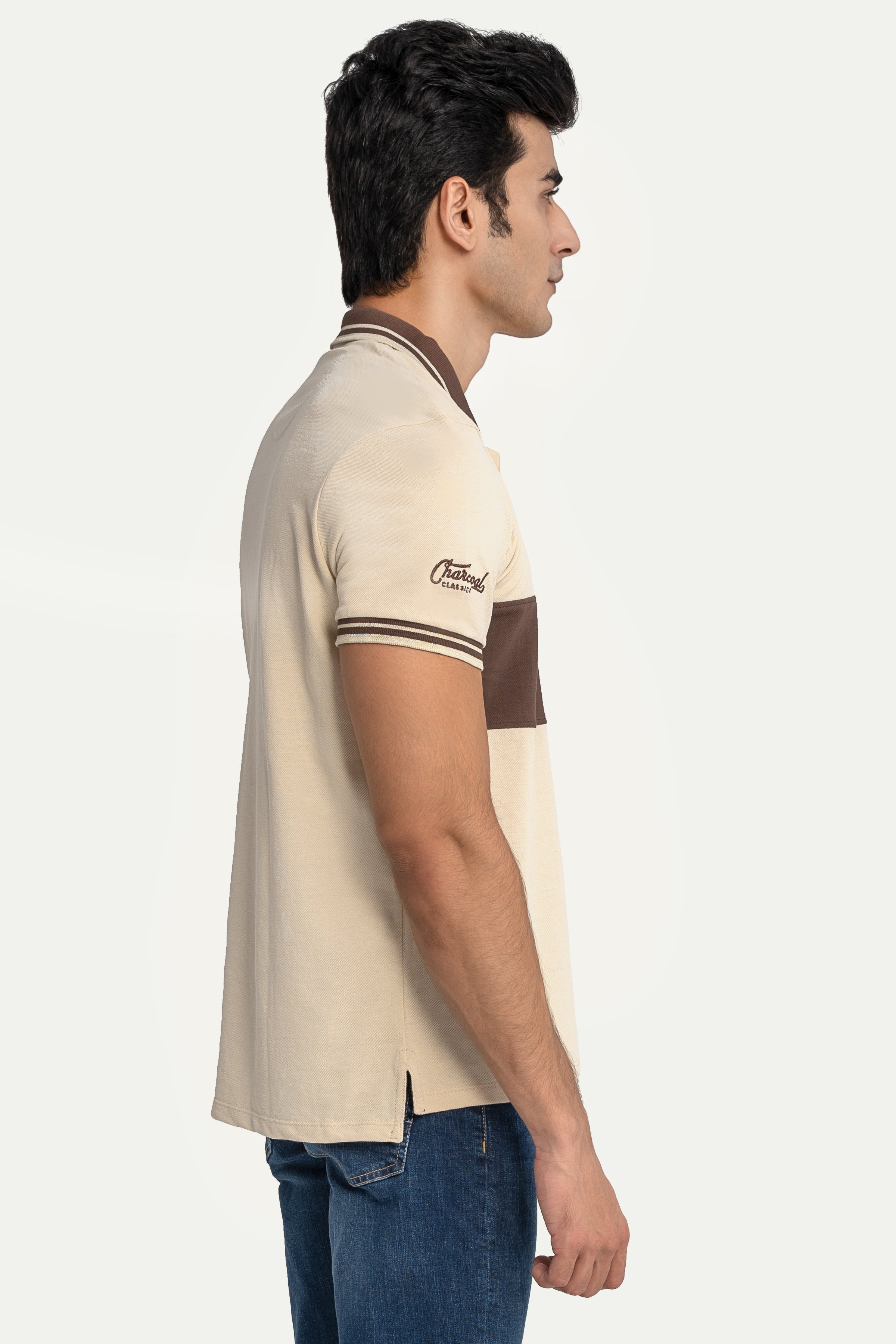 CLASSIC POLO BEIGE BROWN - Charcoal Clothing