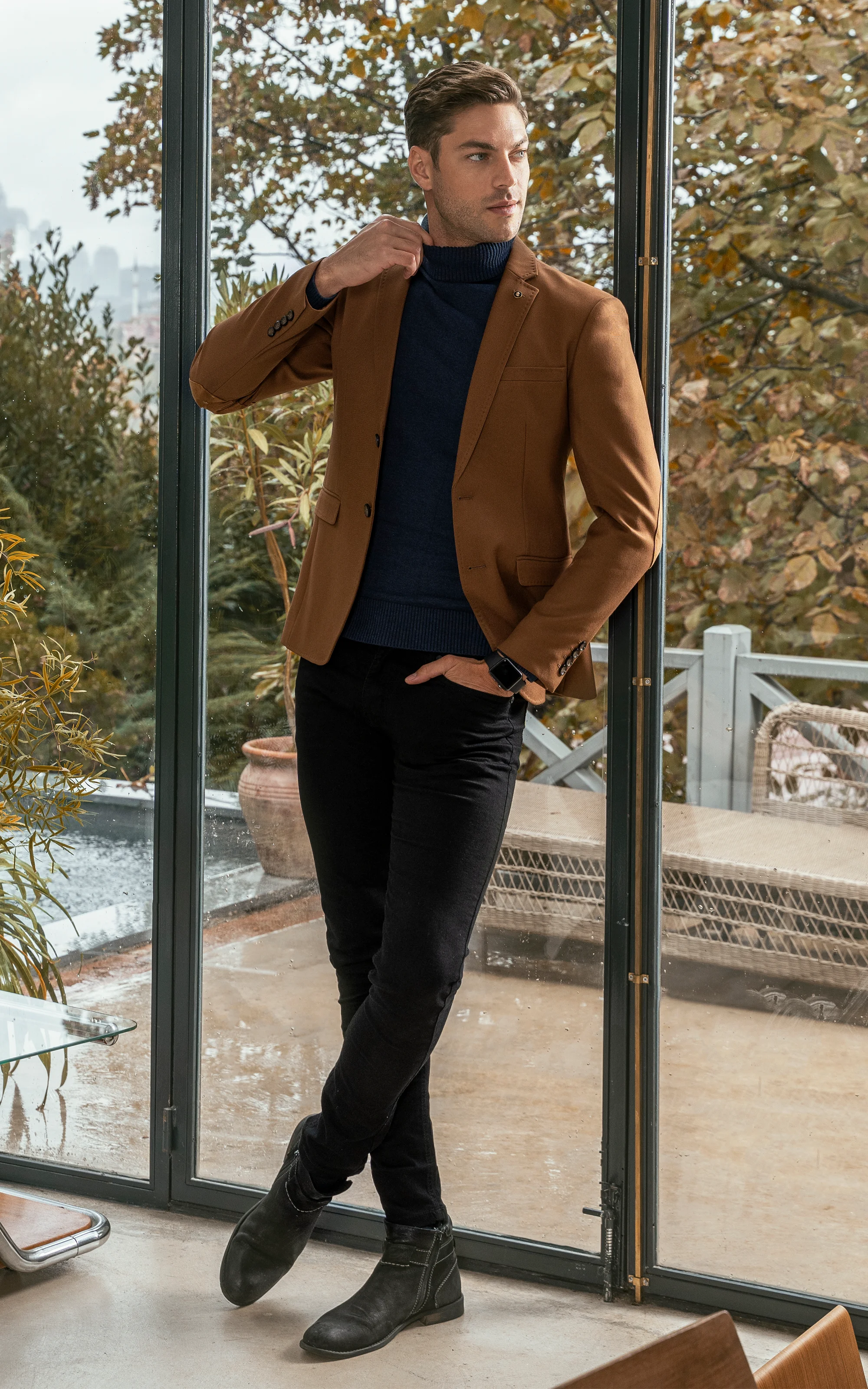 CASUAL COAT BROWN