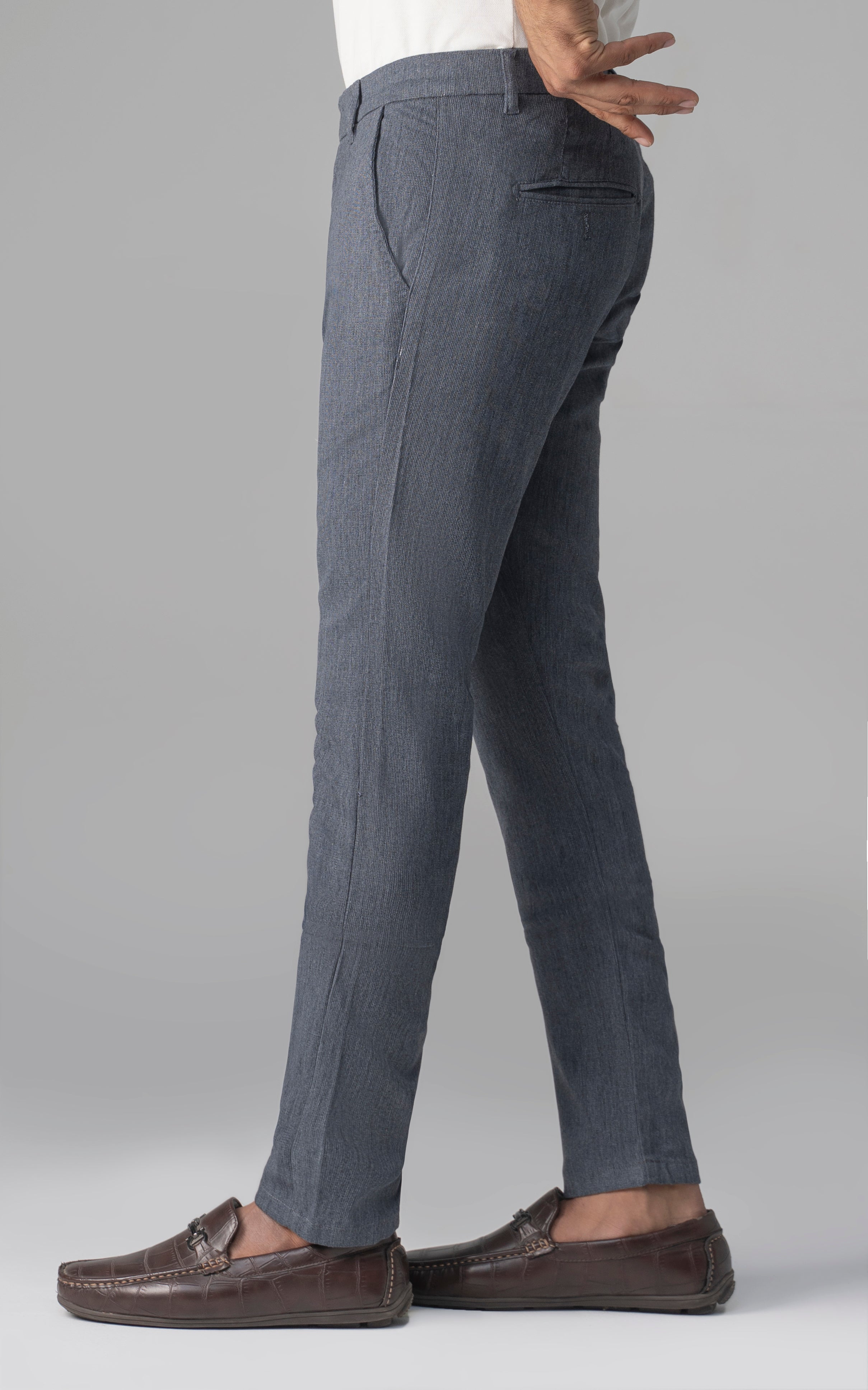CASUAL PANT BLUISH GREY