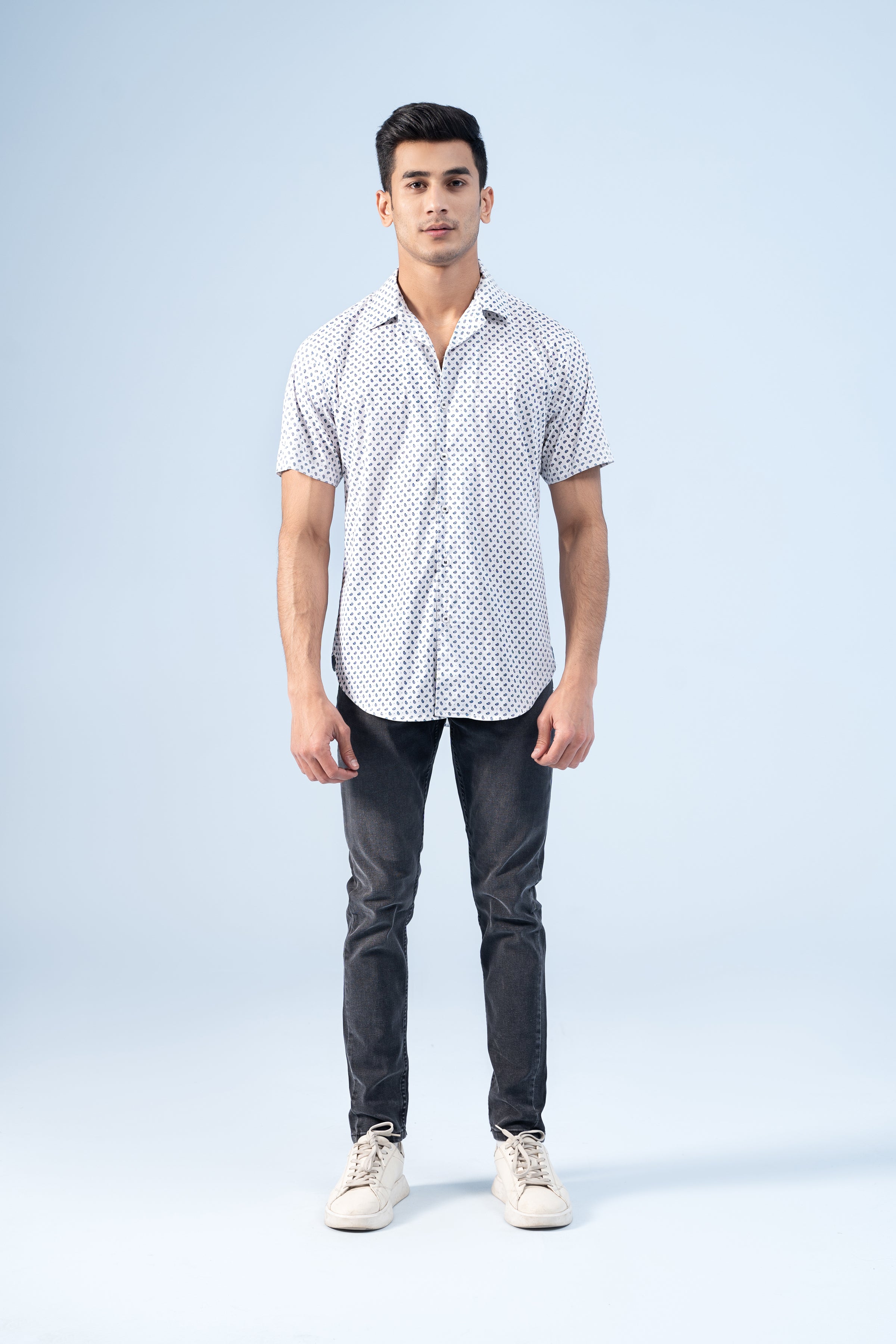CASUAL SHIRT WHITE - Charcoal Clothing