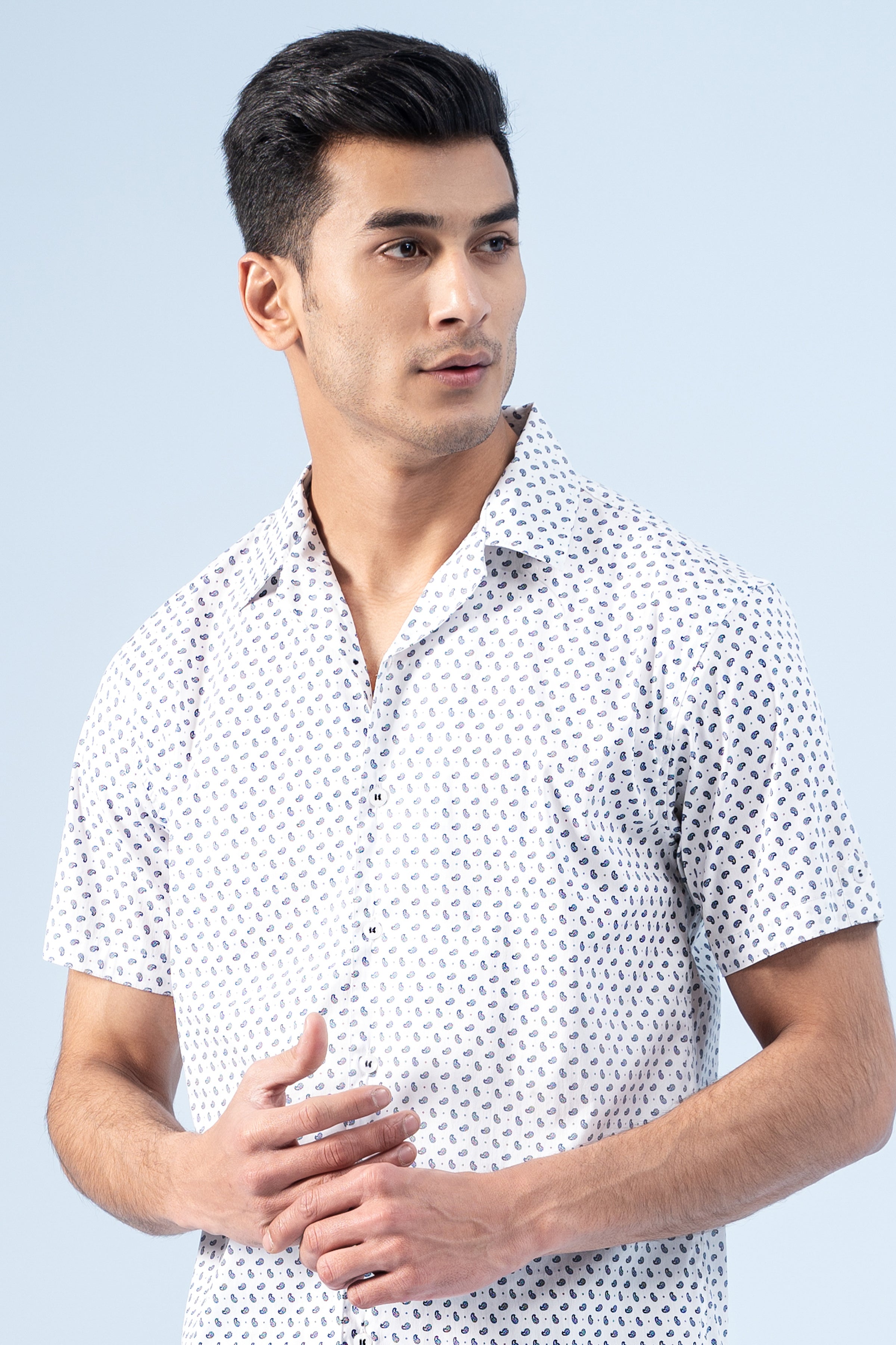 CASUAL SHIRT WHITE - Charcoal Clothing