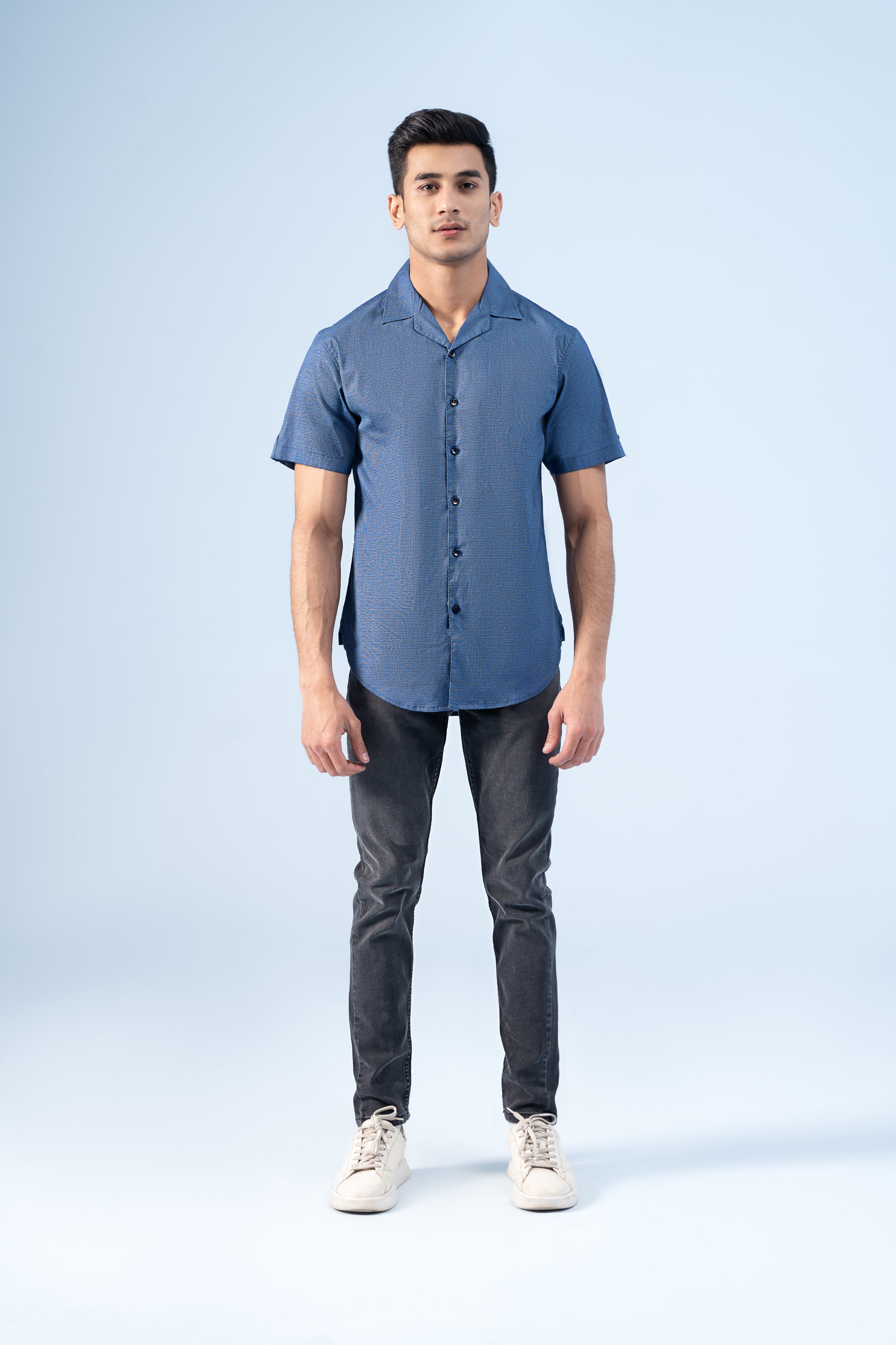 CASUAL SHIRT BLUE - Charcoal Clothing