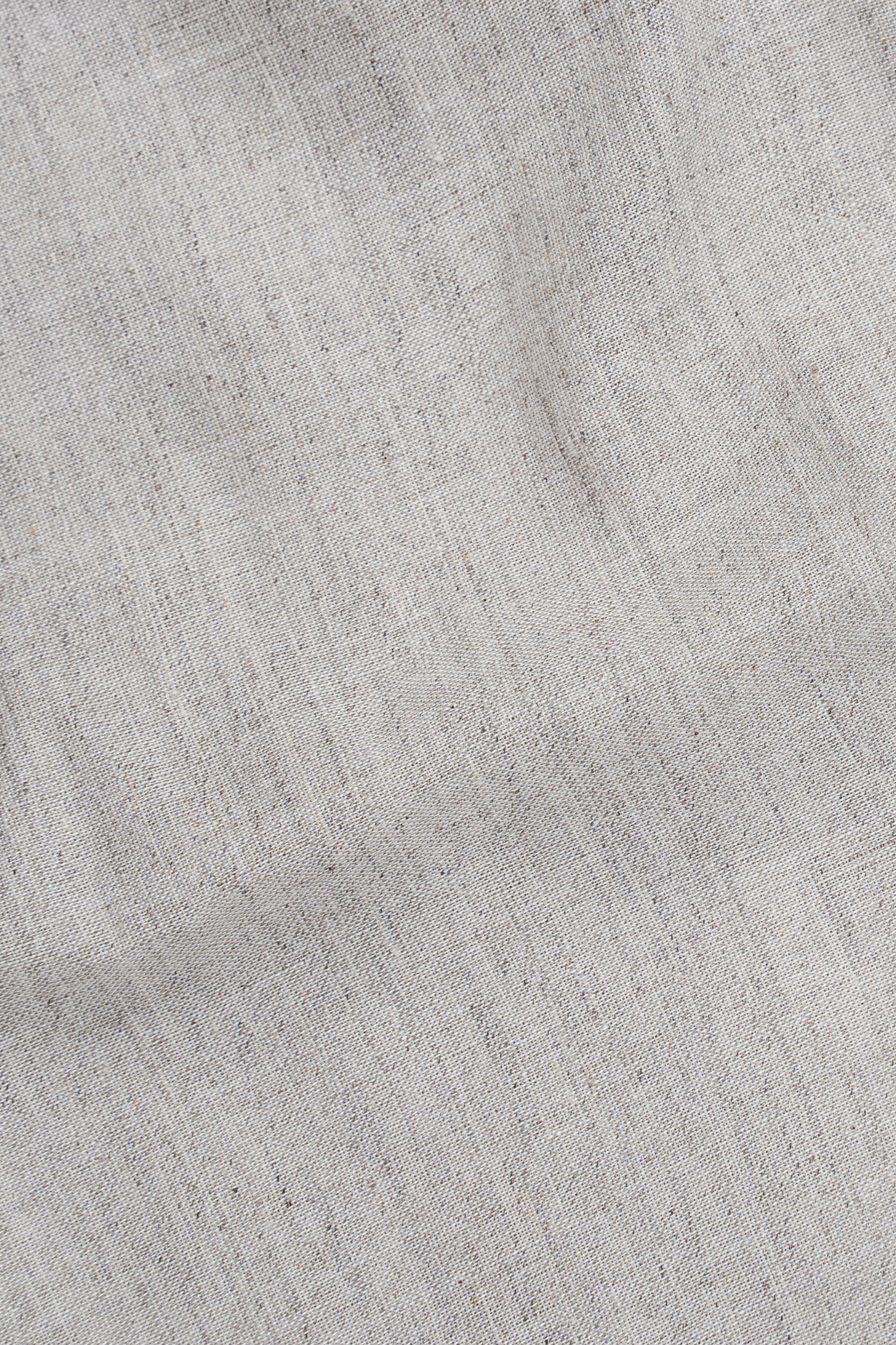 Linen fabric close-up with fine weave texture