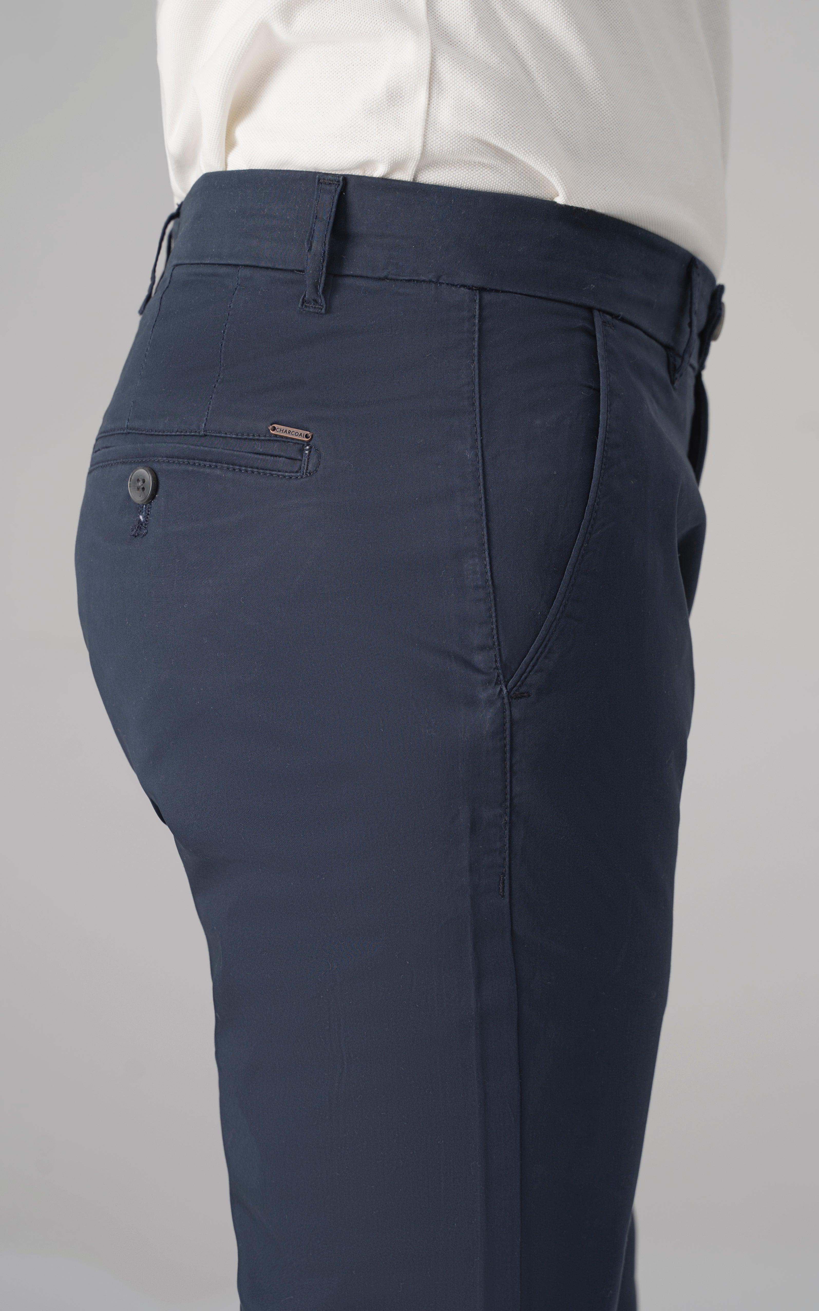 CASUAL PANT CROSS POCKET NAVY