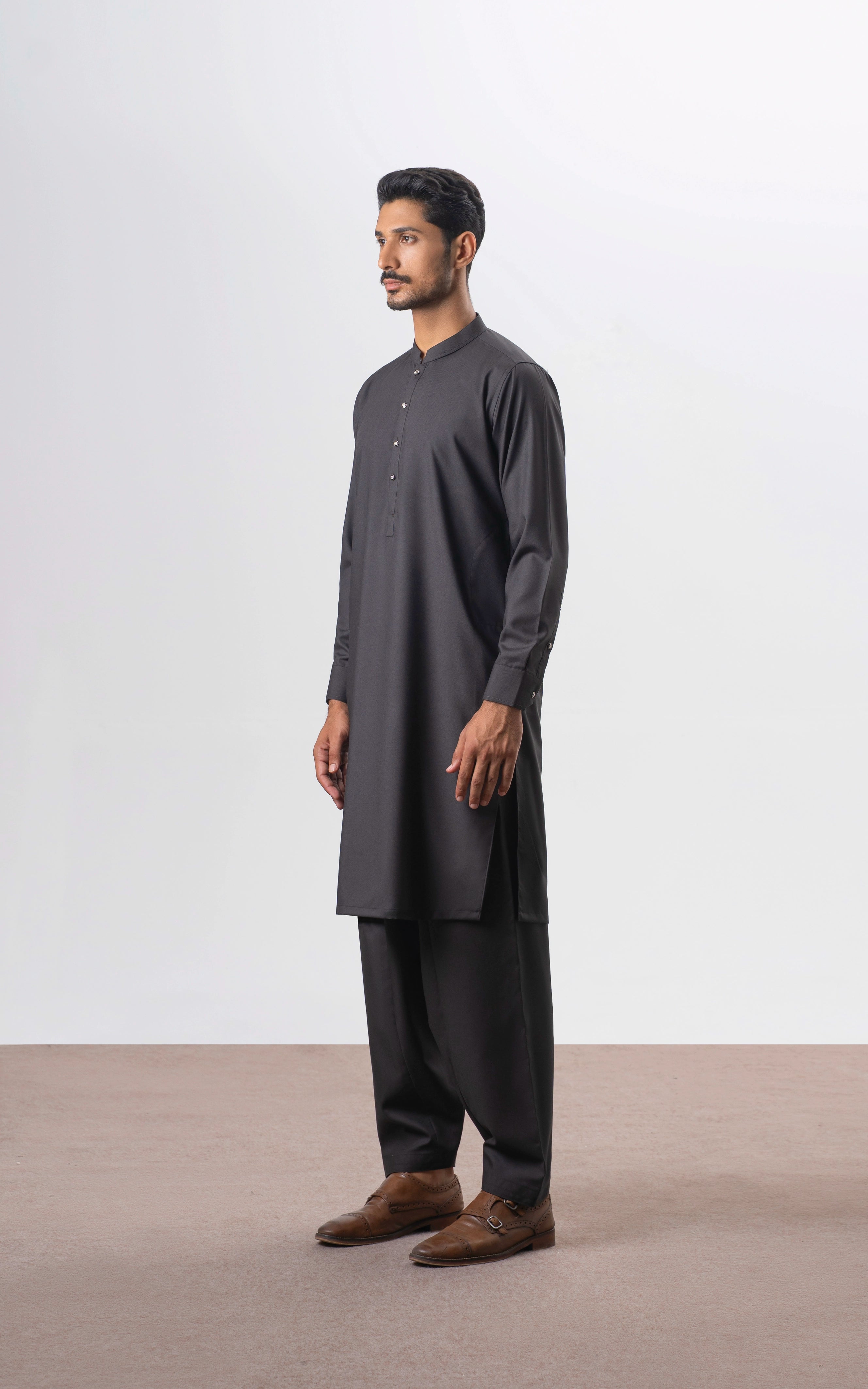 BLENDED KAMEEZ SHALWAR | EXECUTIVE COLLECTION DARK GREY