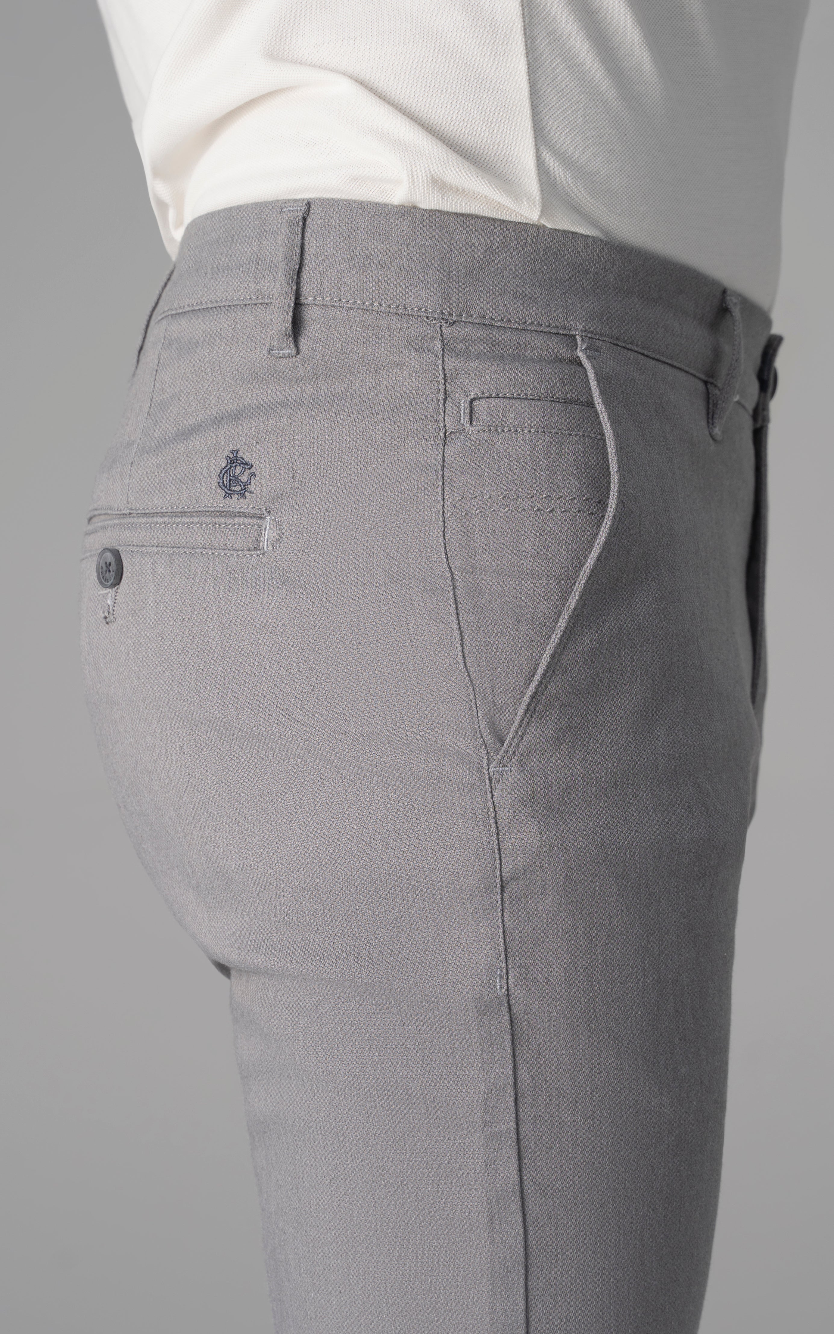 CASUAL PANT CROSS POCKET GREY