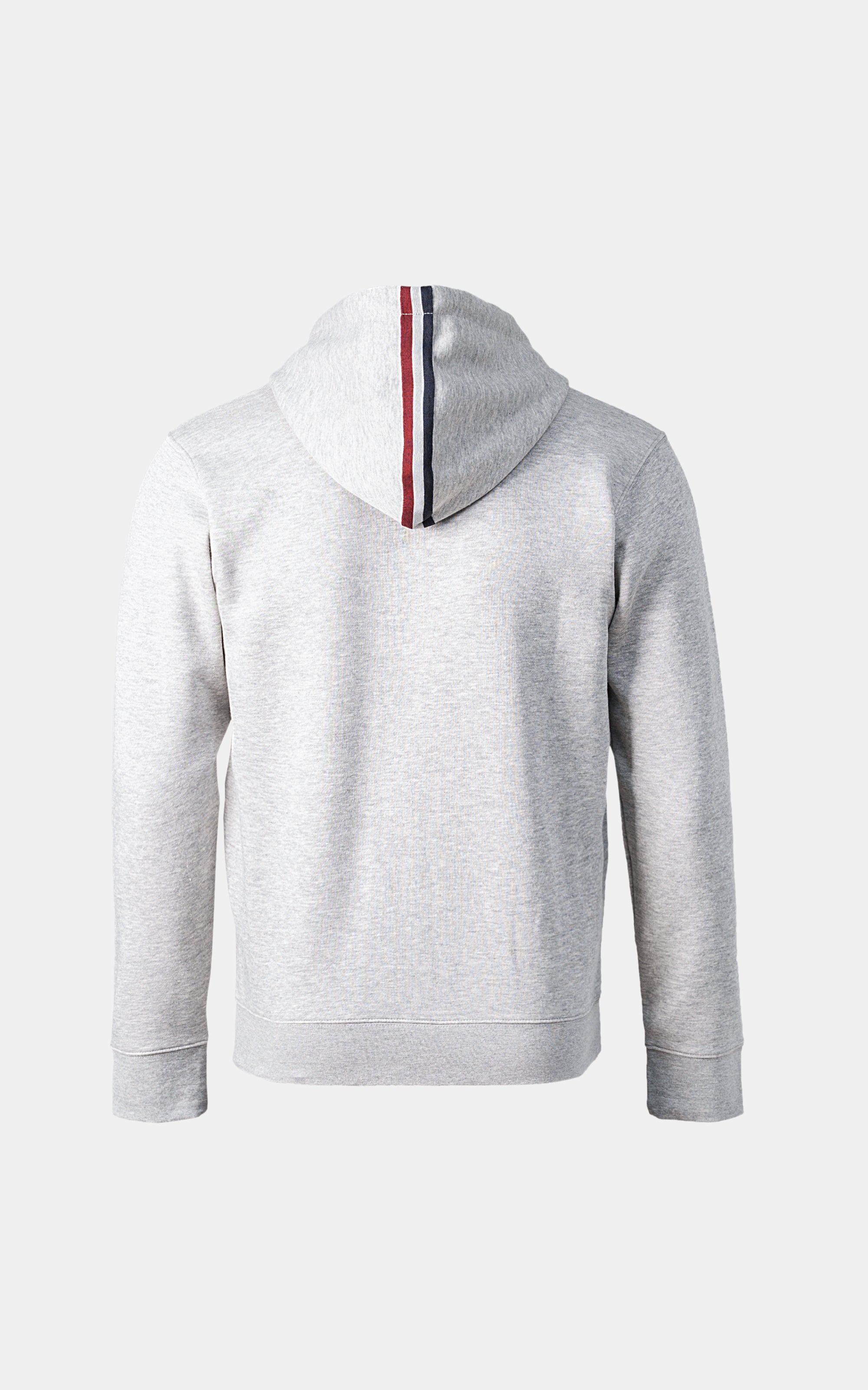 ZIPPER HOODIE HEATHER GREY
