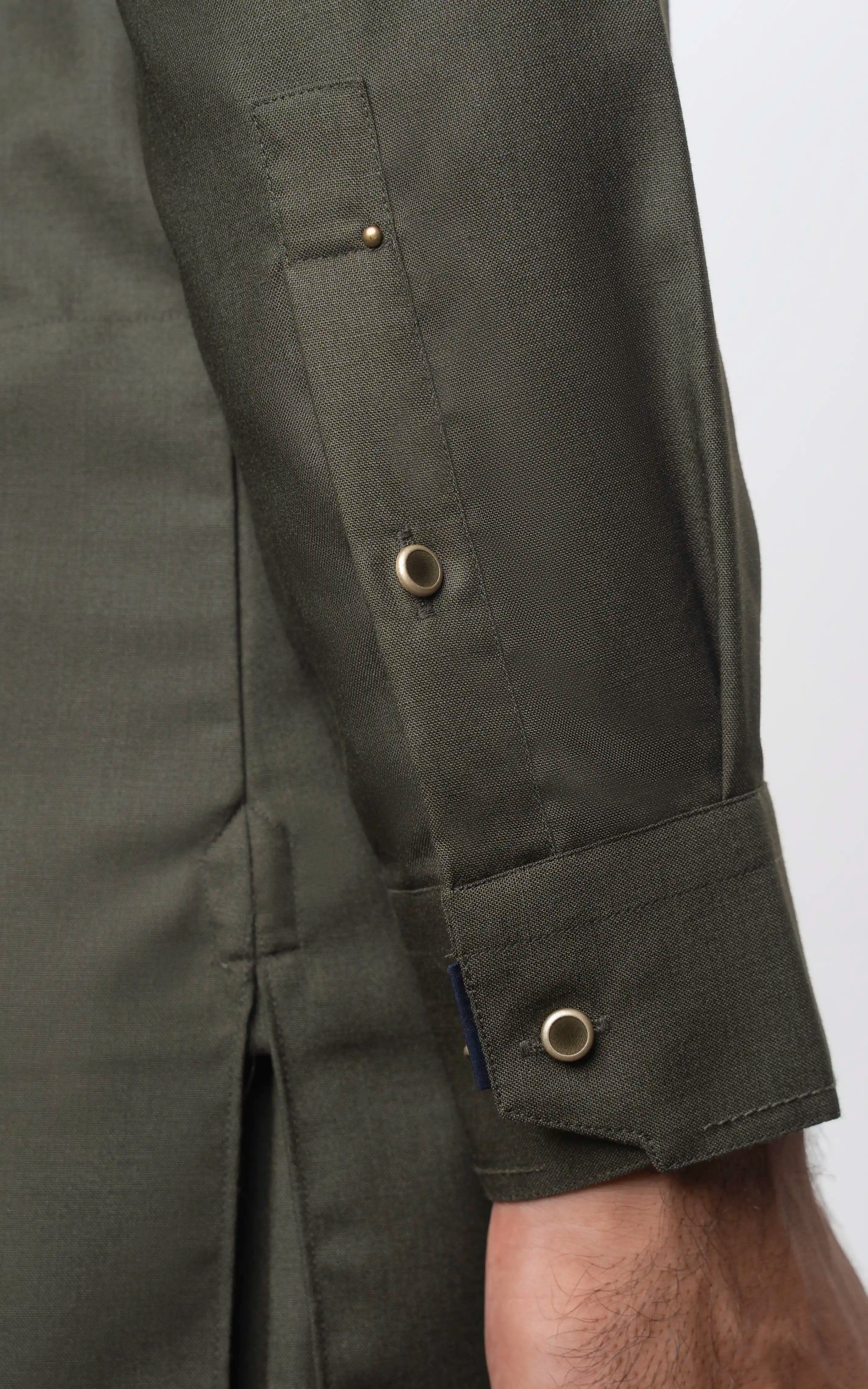 BLENDED KAMEEZ SHALWAR | EXECUTIVE COLLECTION OLIVE