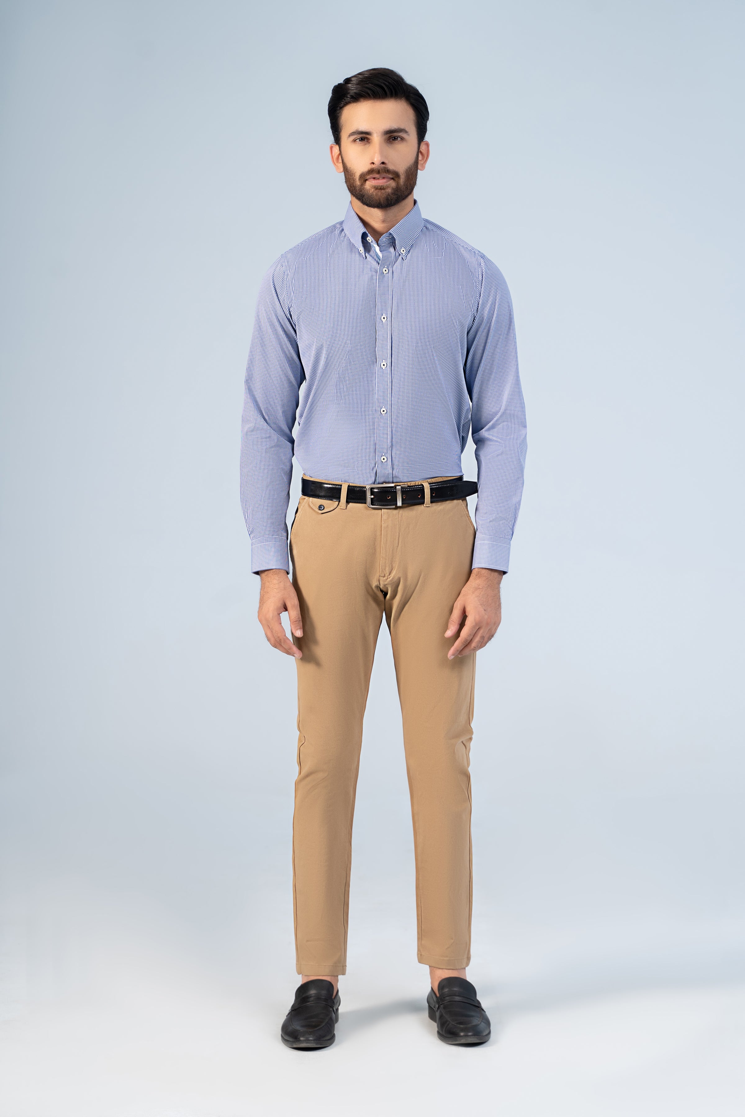 SEMI FORMAL SHIRTS BLUE - Charcoal Clothing