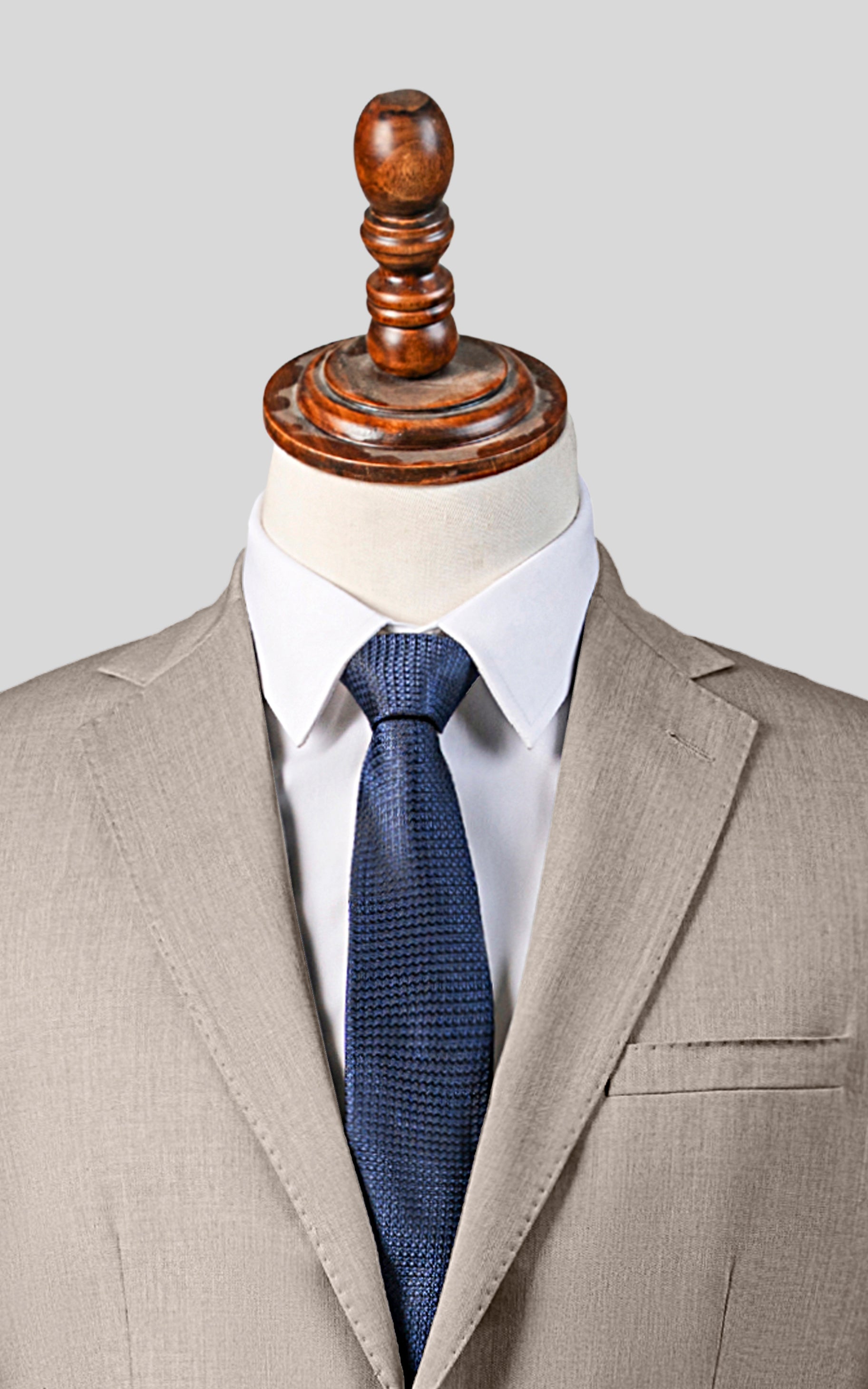 SLIM FIT 2 PIECE SUIT LIGHT KHAKI