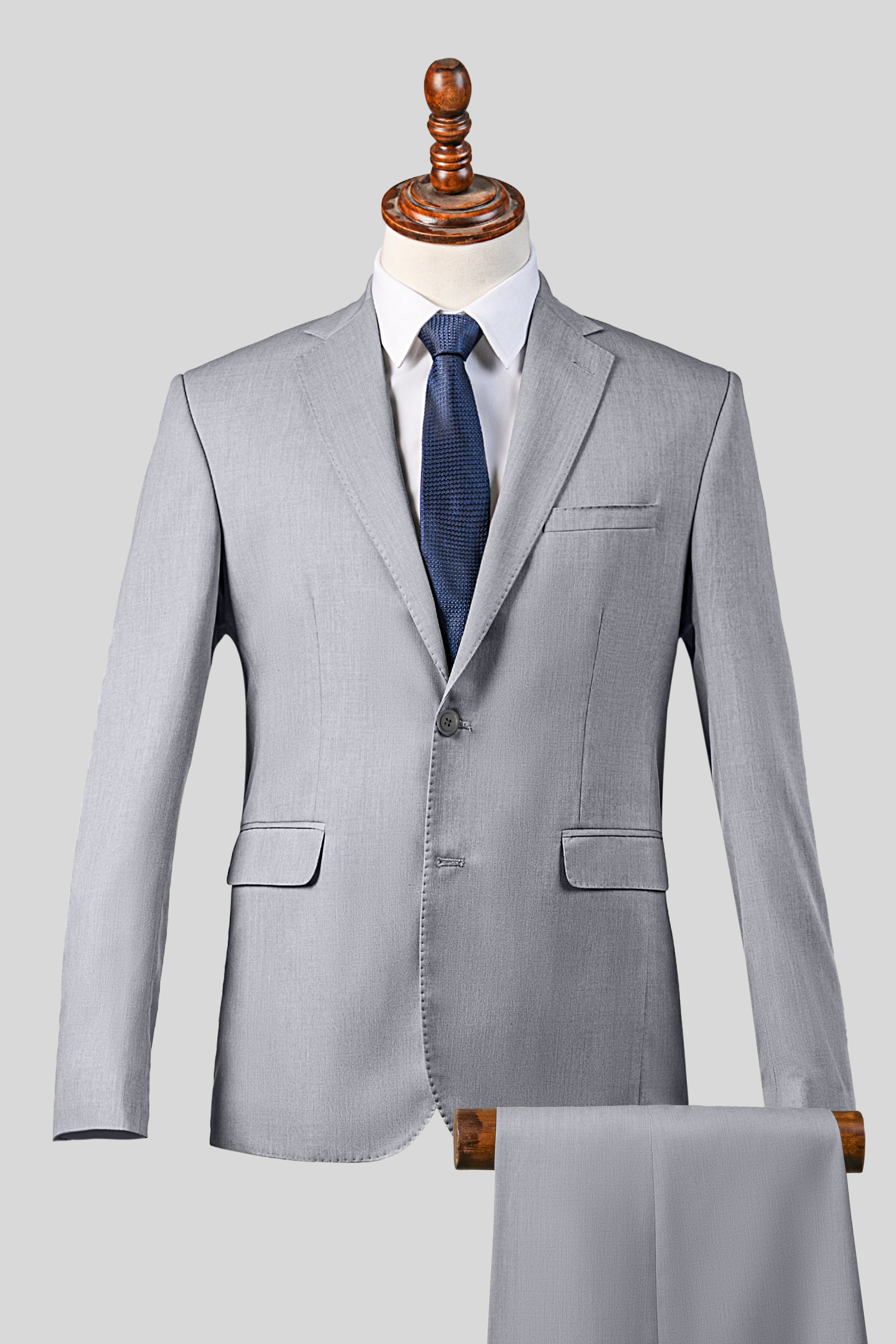SLIM FIT 2 PIECE SUIT GREY