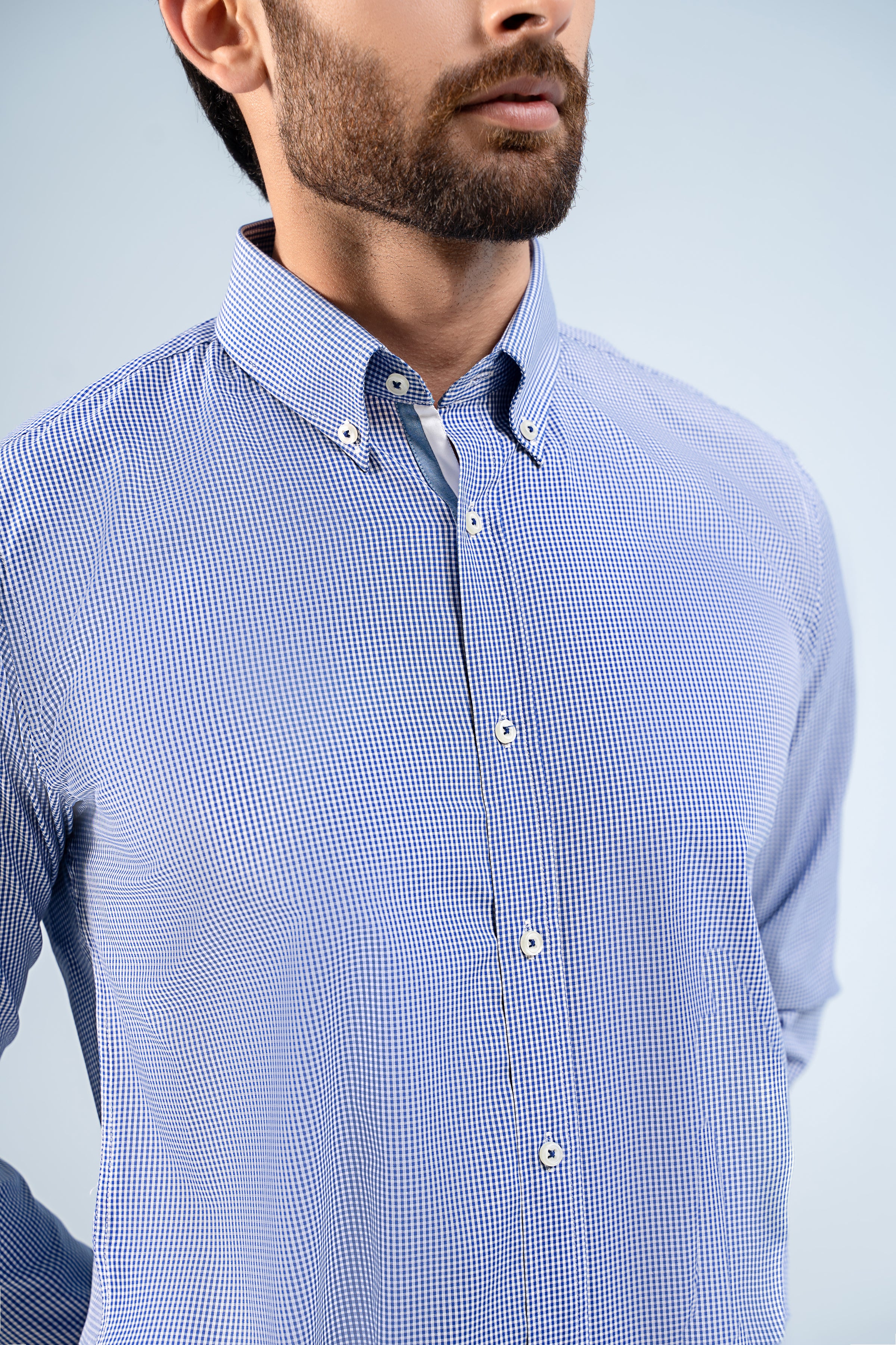 SEMI FORMAL SHIRTS BLUE - Charcoal Clothing