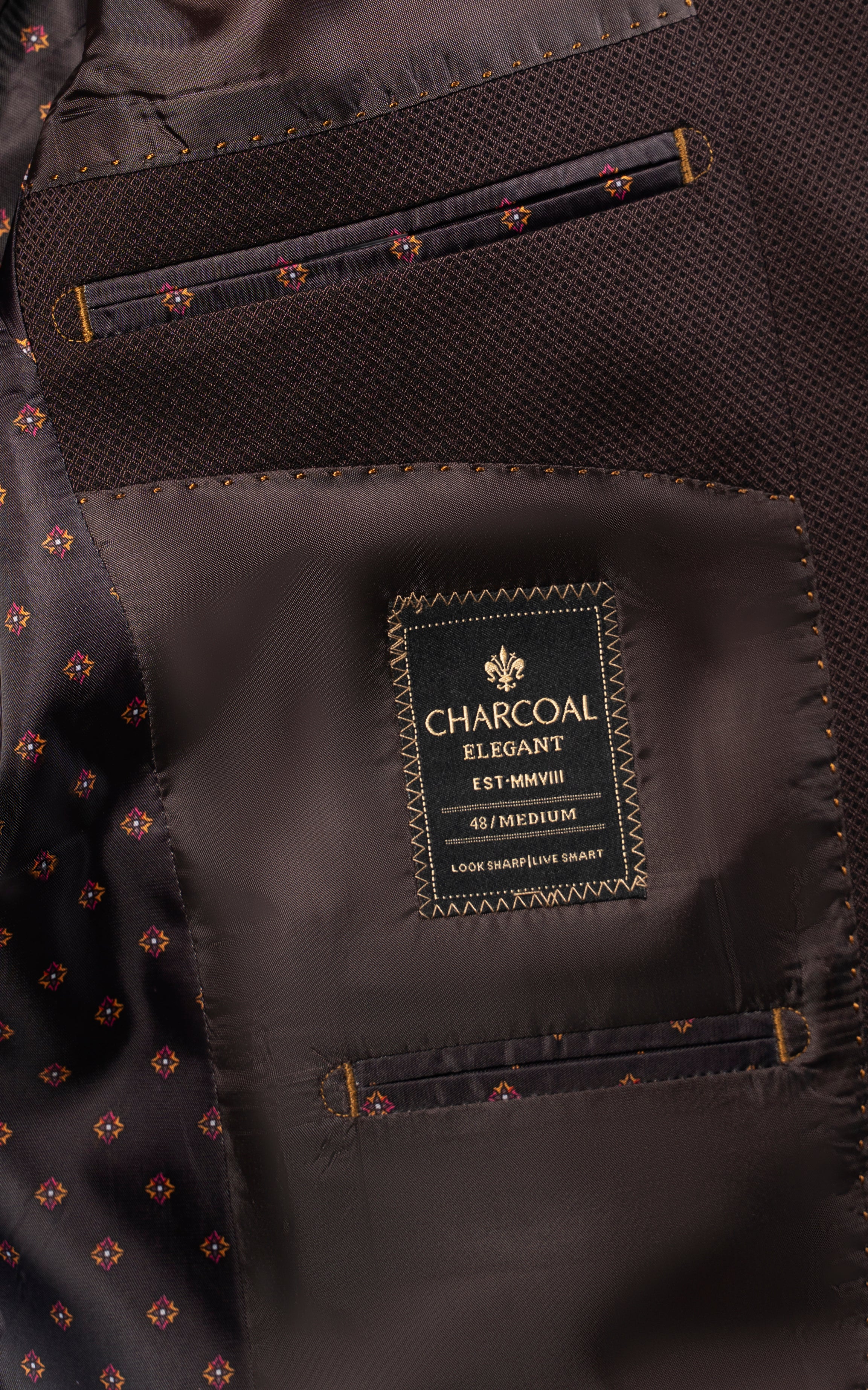 CASUAL COAT DARK BROWN