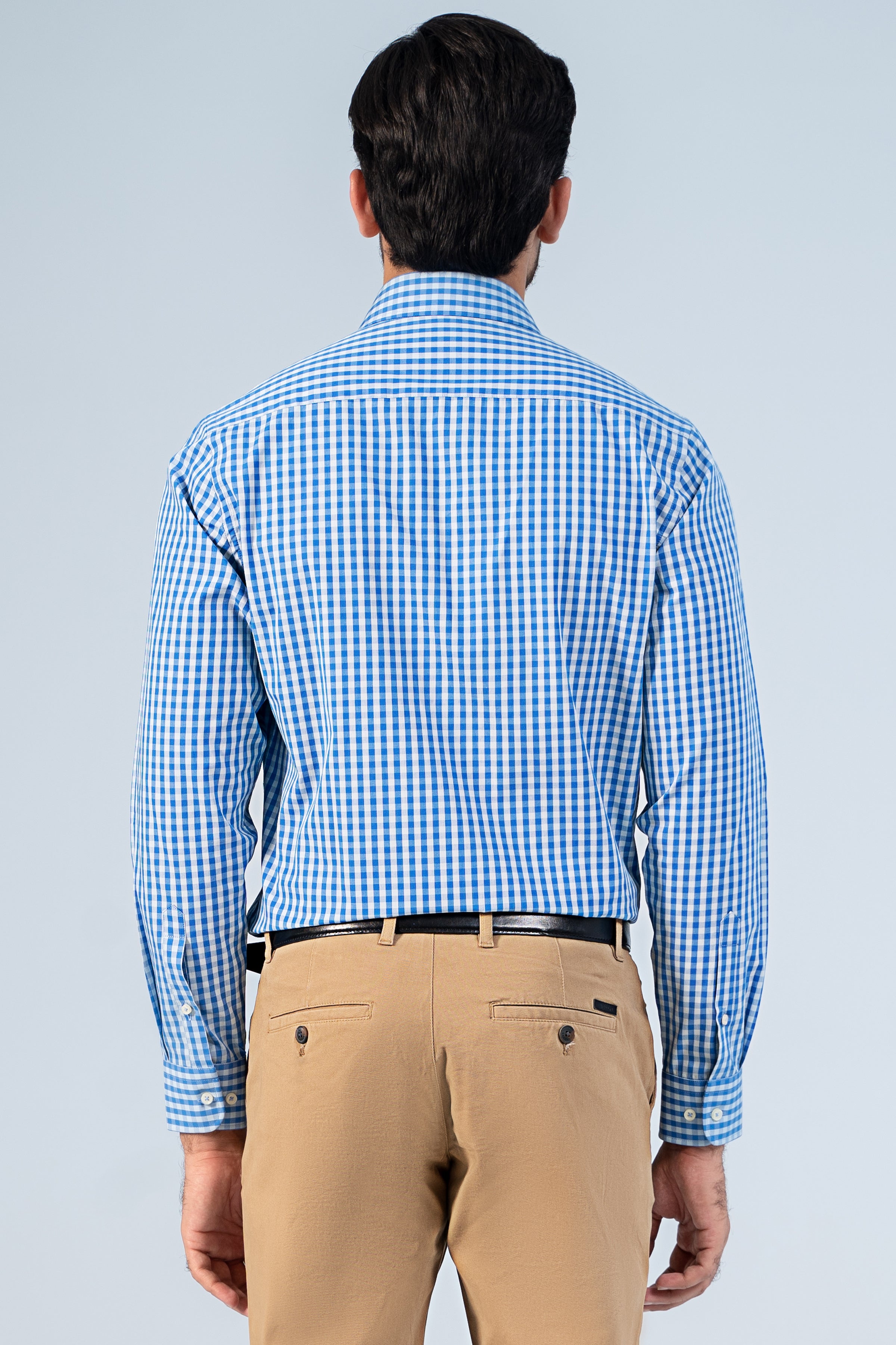 SEMI FORMAL SHIRT BLUE CHECK