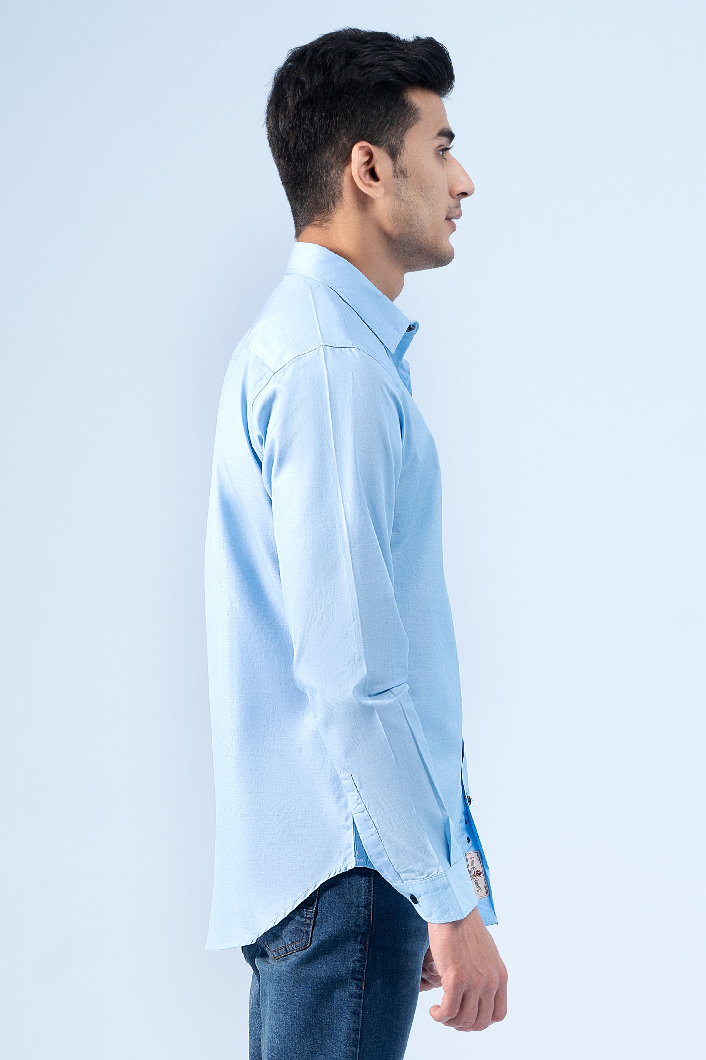 CASUAL SHIRT SKY BLUE - Charcoal Clothing