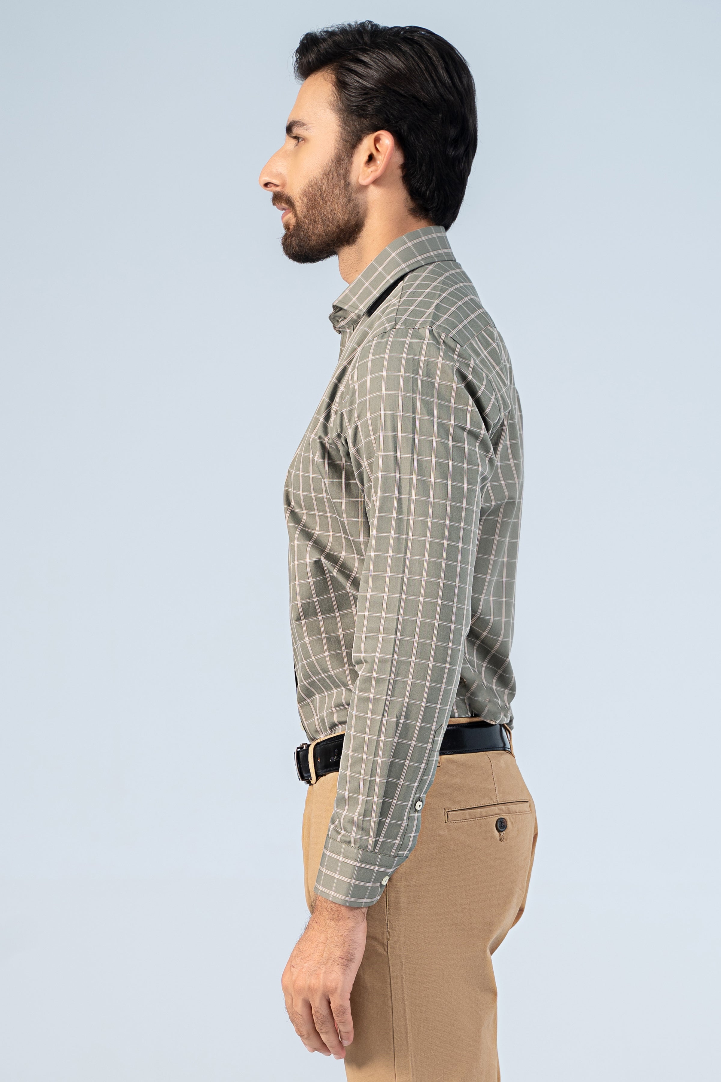 SEMI FORMAL SHIRT GREEN CHECK