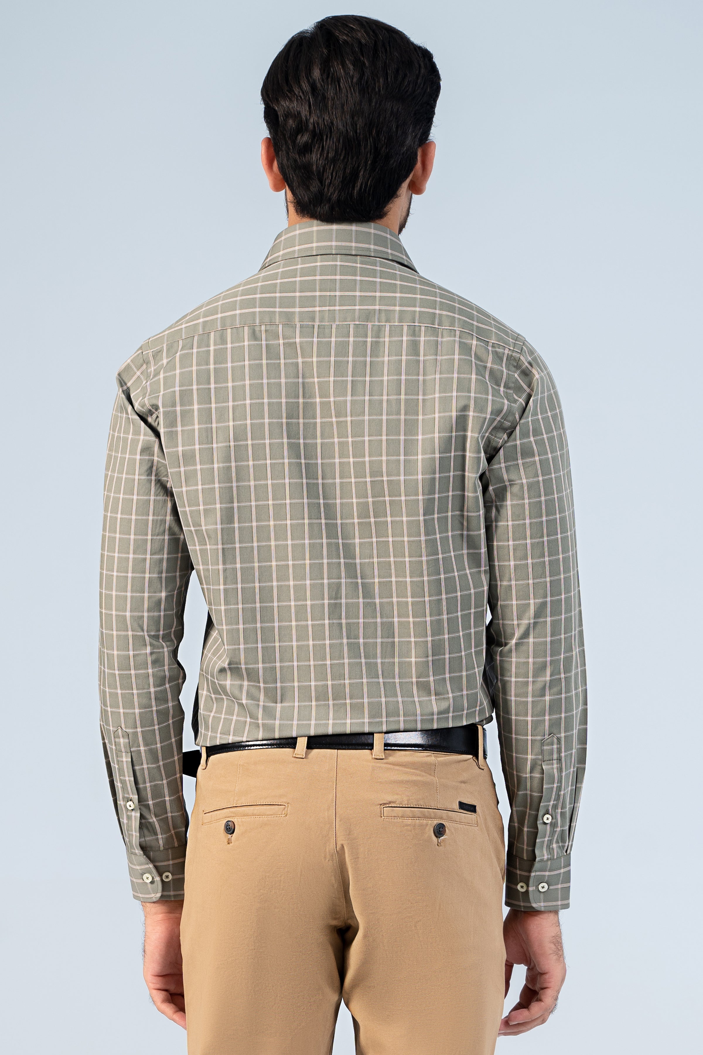 SEMI FORMAL SHIRT GREEN CHECK