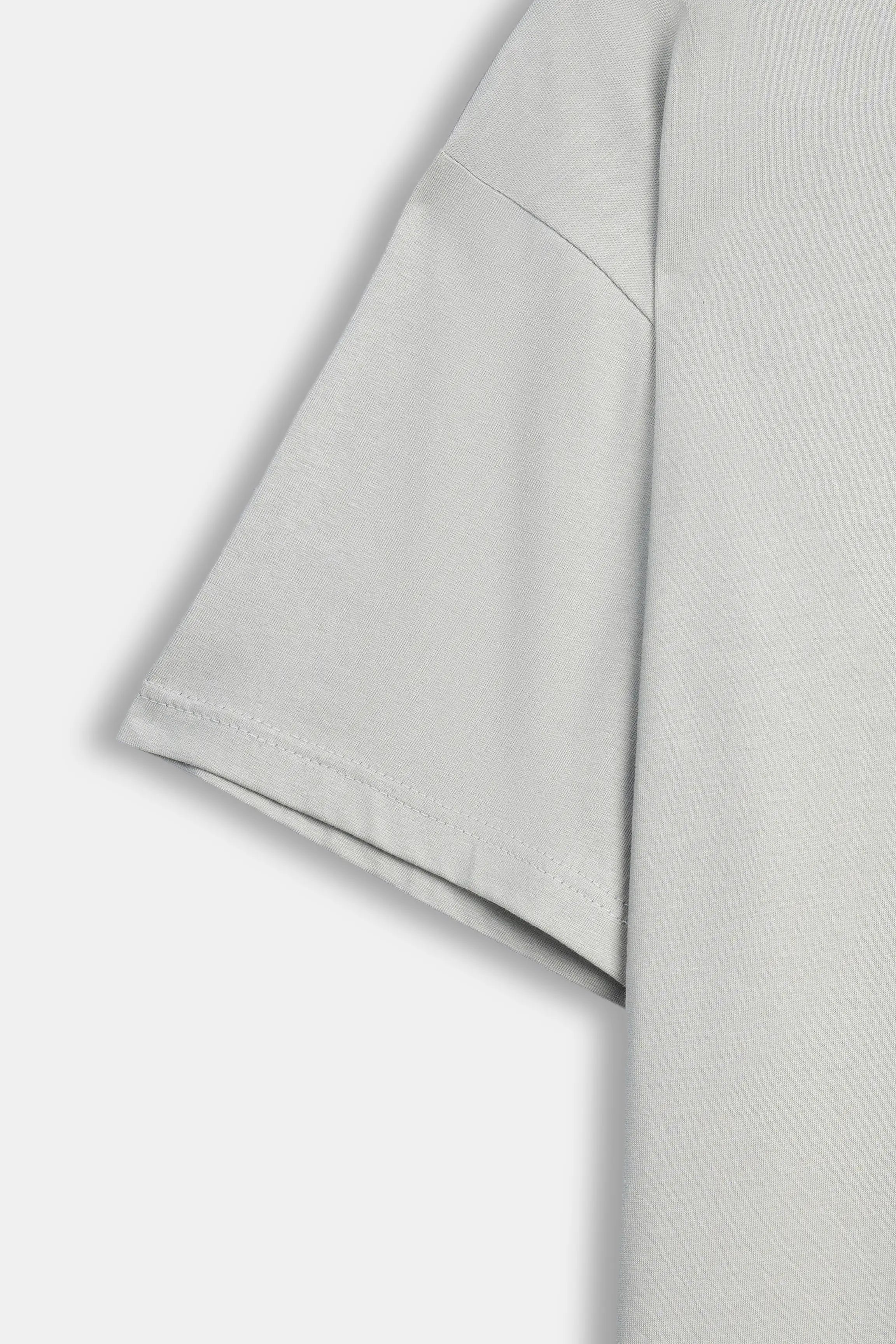 CREW NECK GRAPHIC T SHIRT BEIGE