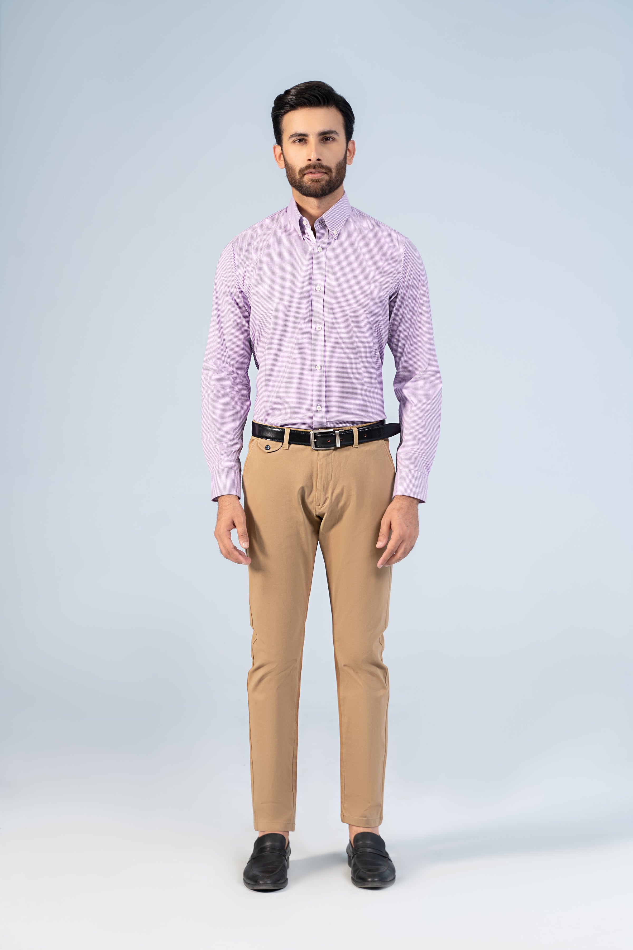 SEMI FORMAL SHIRTS PURPLE - Charcoal Clothing