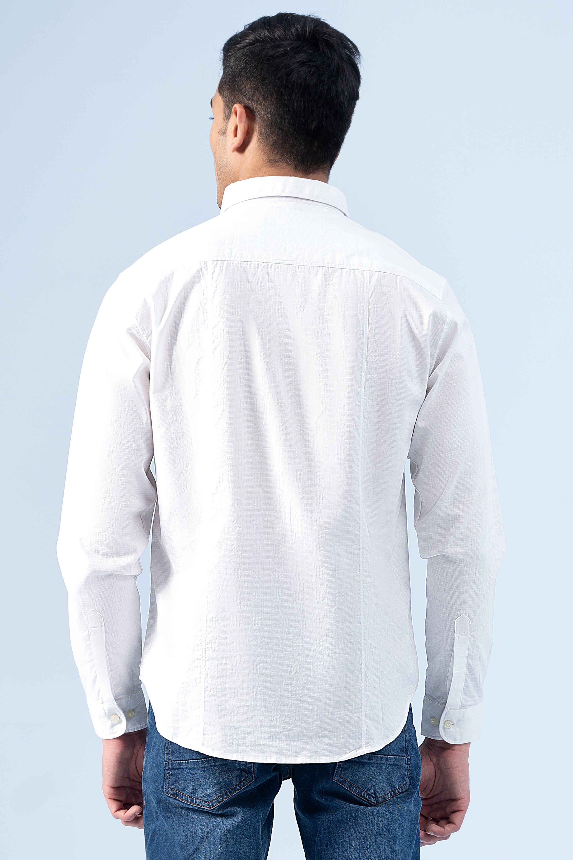 CASUAL SHIRT WHITE - Charcoal Clothing