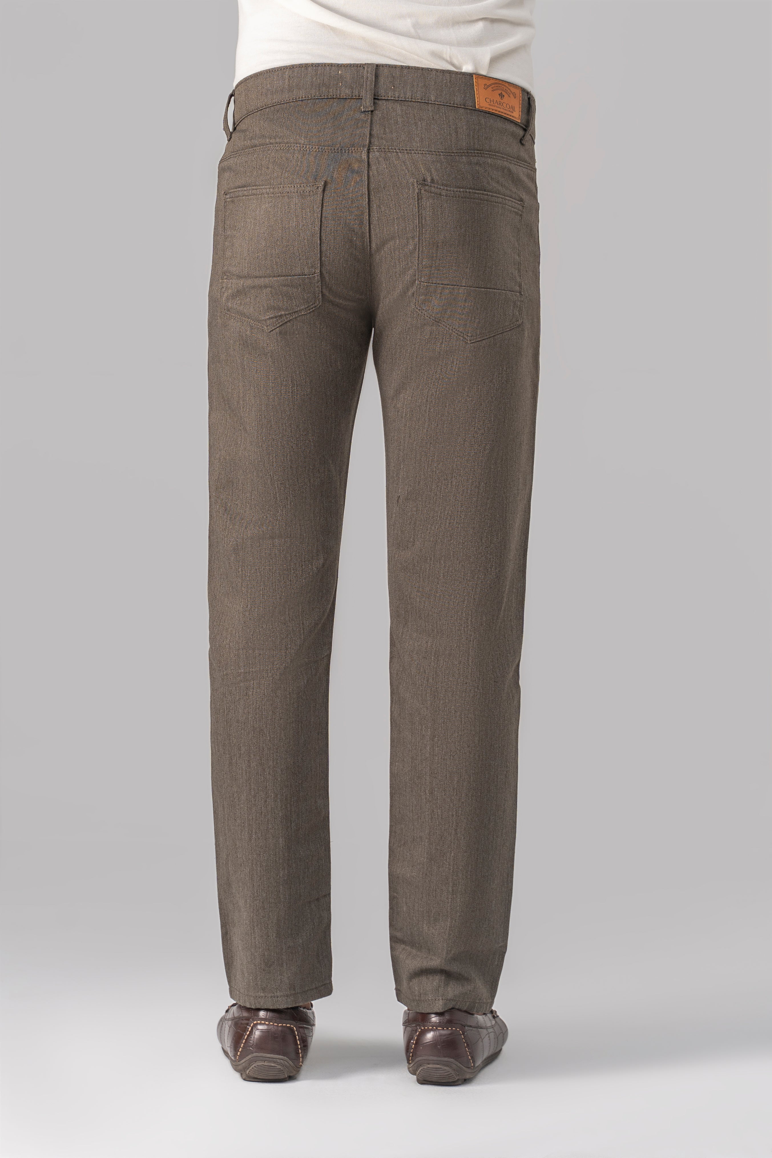 CASUAL PANT STRAIGHT FIT OLIVE