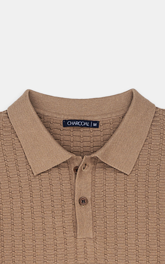 CLASSIC POLO SWEATER KHAKI