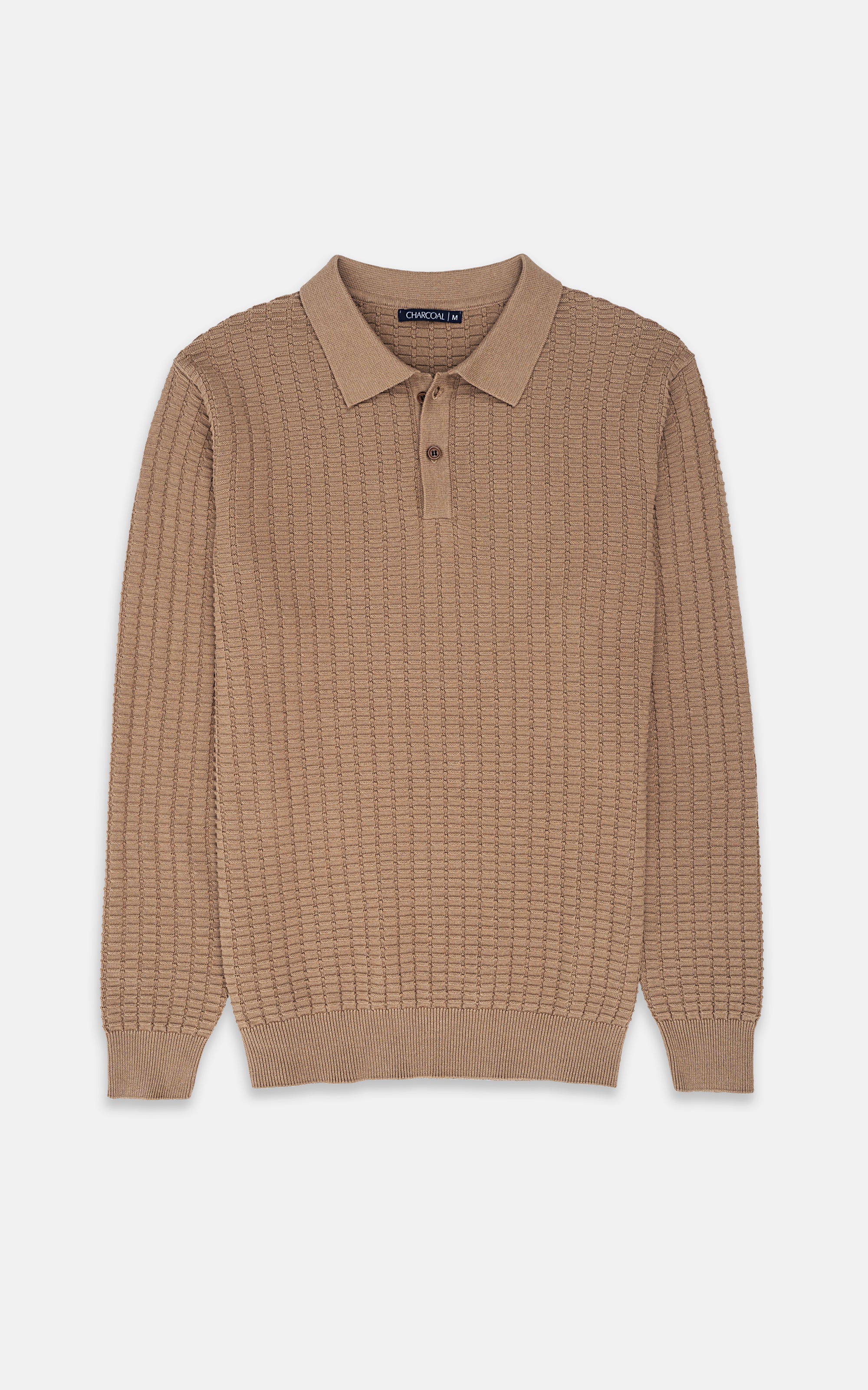 CLASSIC POLO SWEATER KHAKI