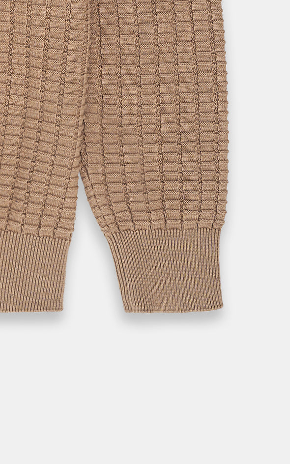CLASSIC POLO SWEATER KHAKI