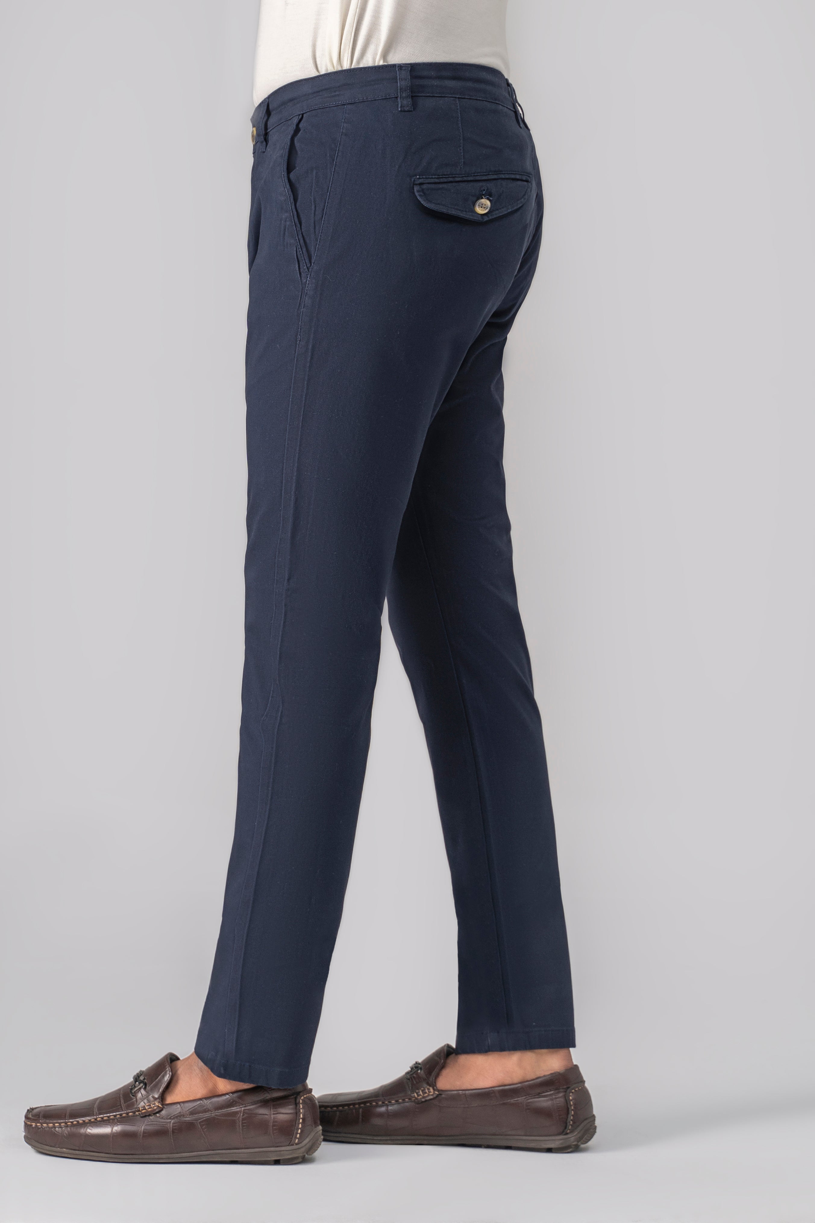 CASUAL PANT CROSS POCKET NAVY