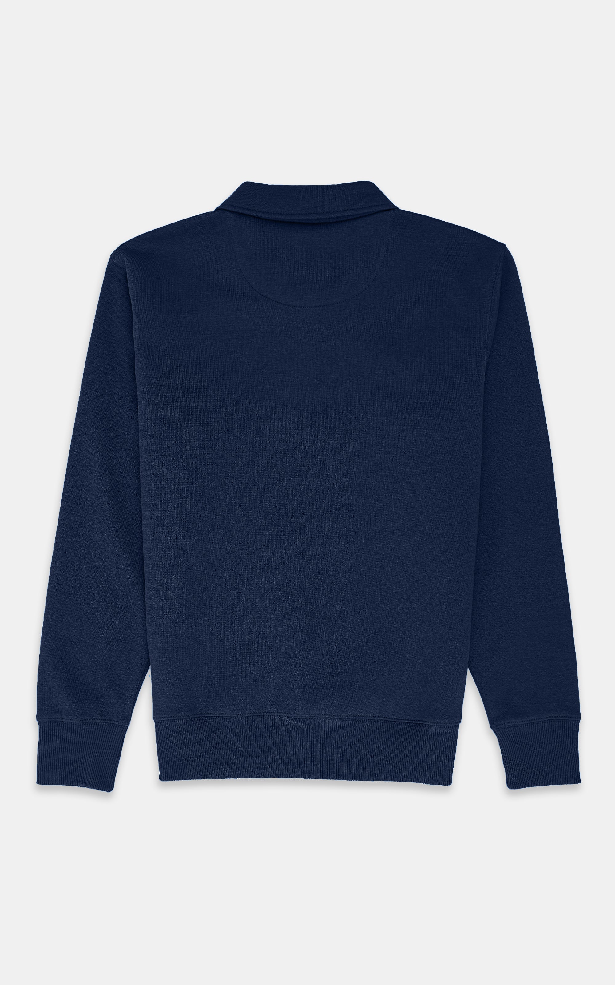 HALF ZIP SWEAT SHIRT NAVY