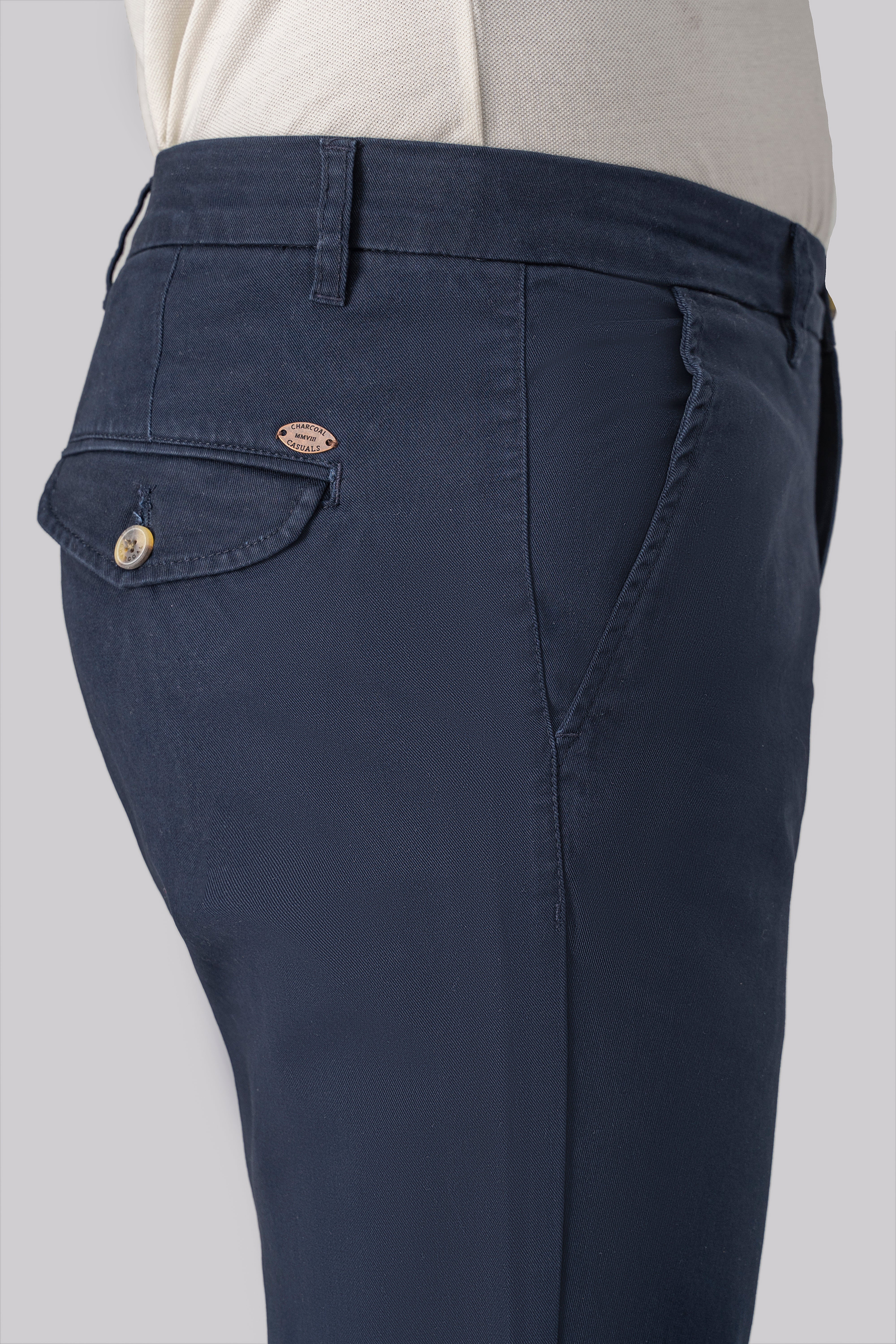 CASUAL PANT CROSS POCKET NAVY