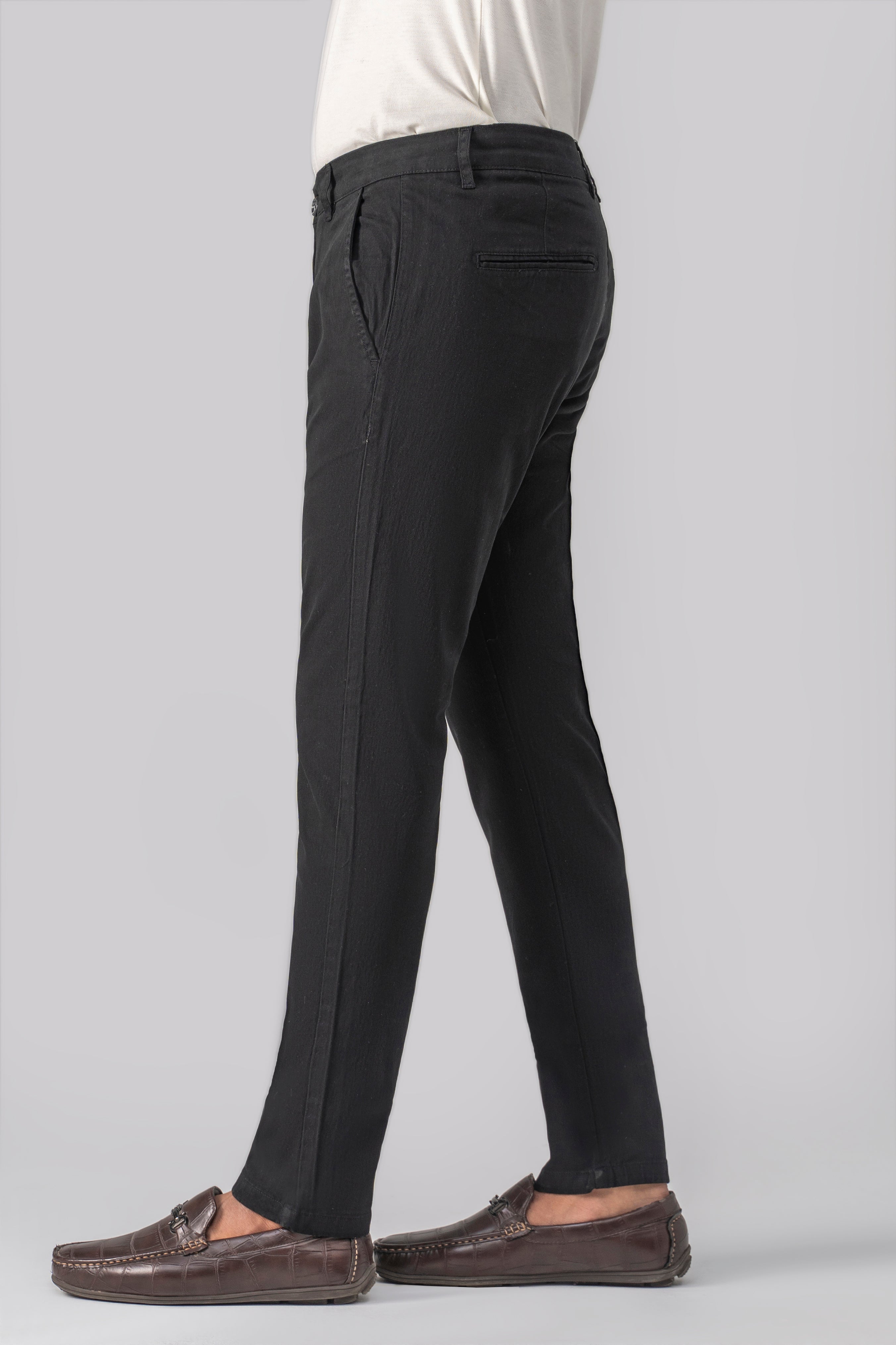 CASUAL PANT CROSS POCKET BLACK