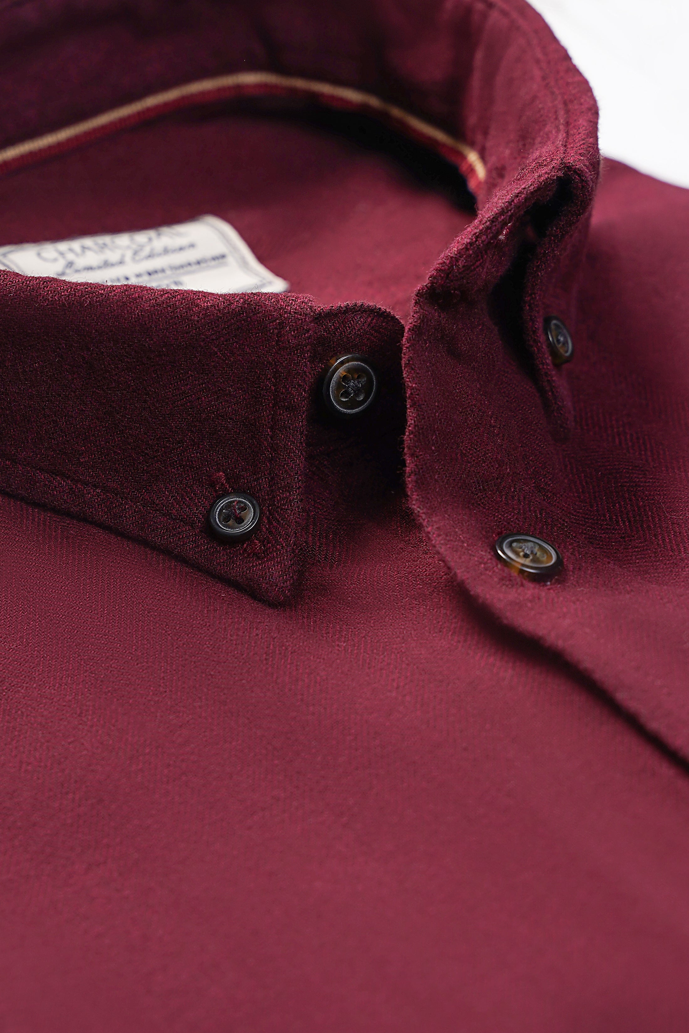 WOOLEN LIMITED EDITION SHIRT MAROON