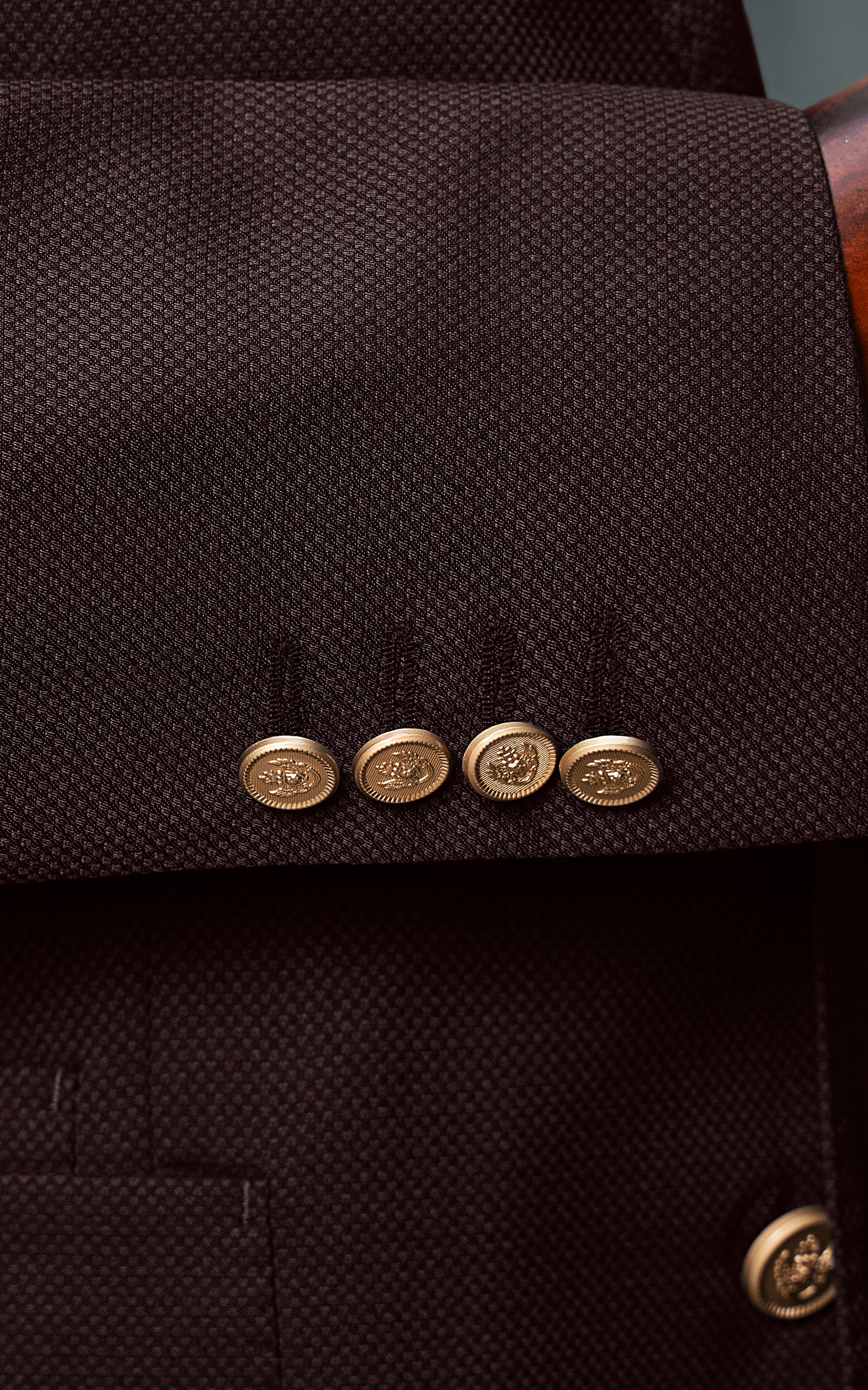 CASUAL COAT DARK BROWN