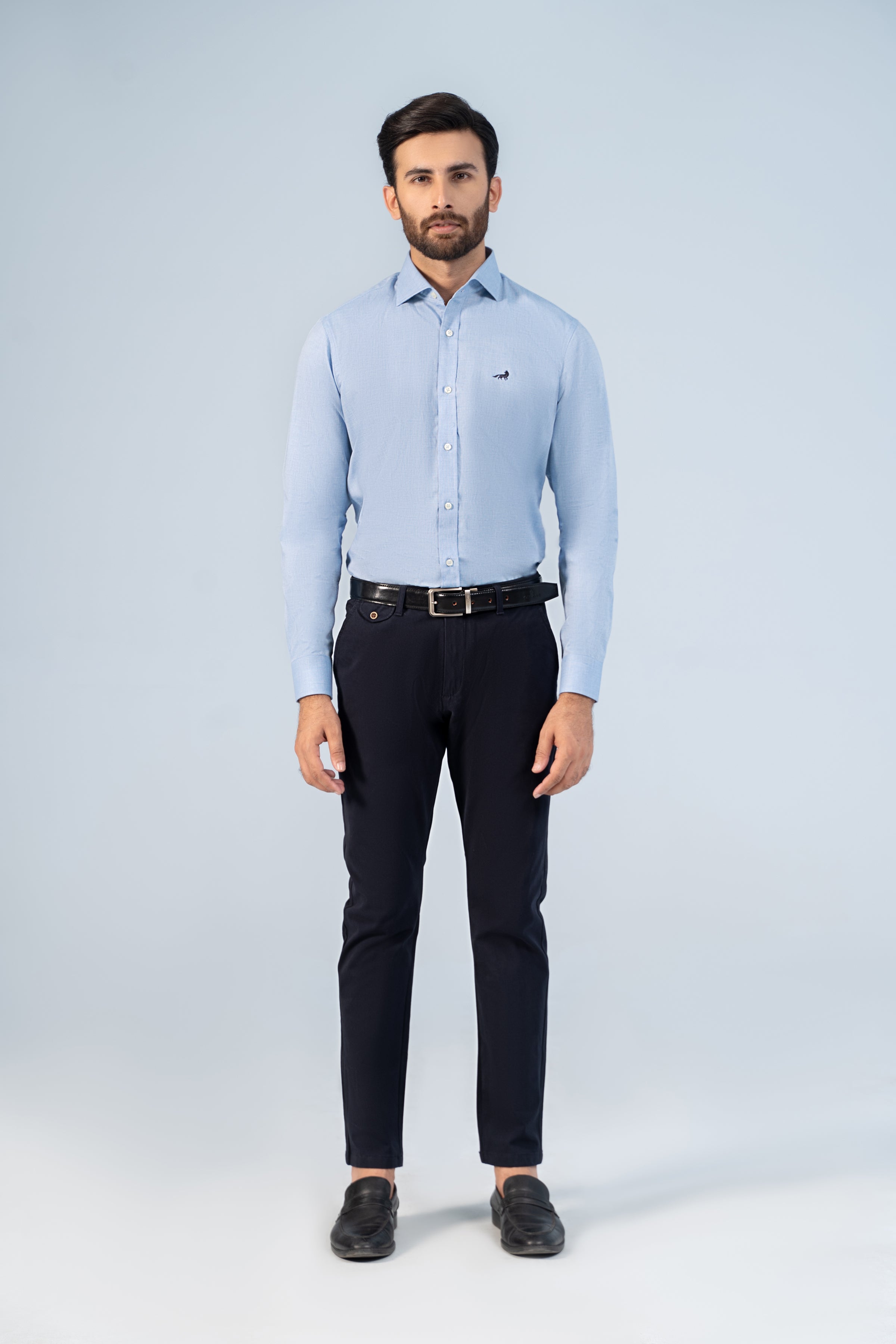 SMART SHIRT BLUE - Charcoal Clothing