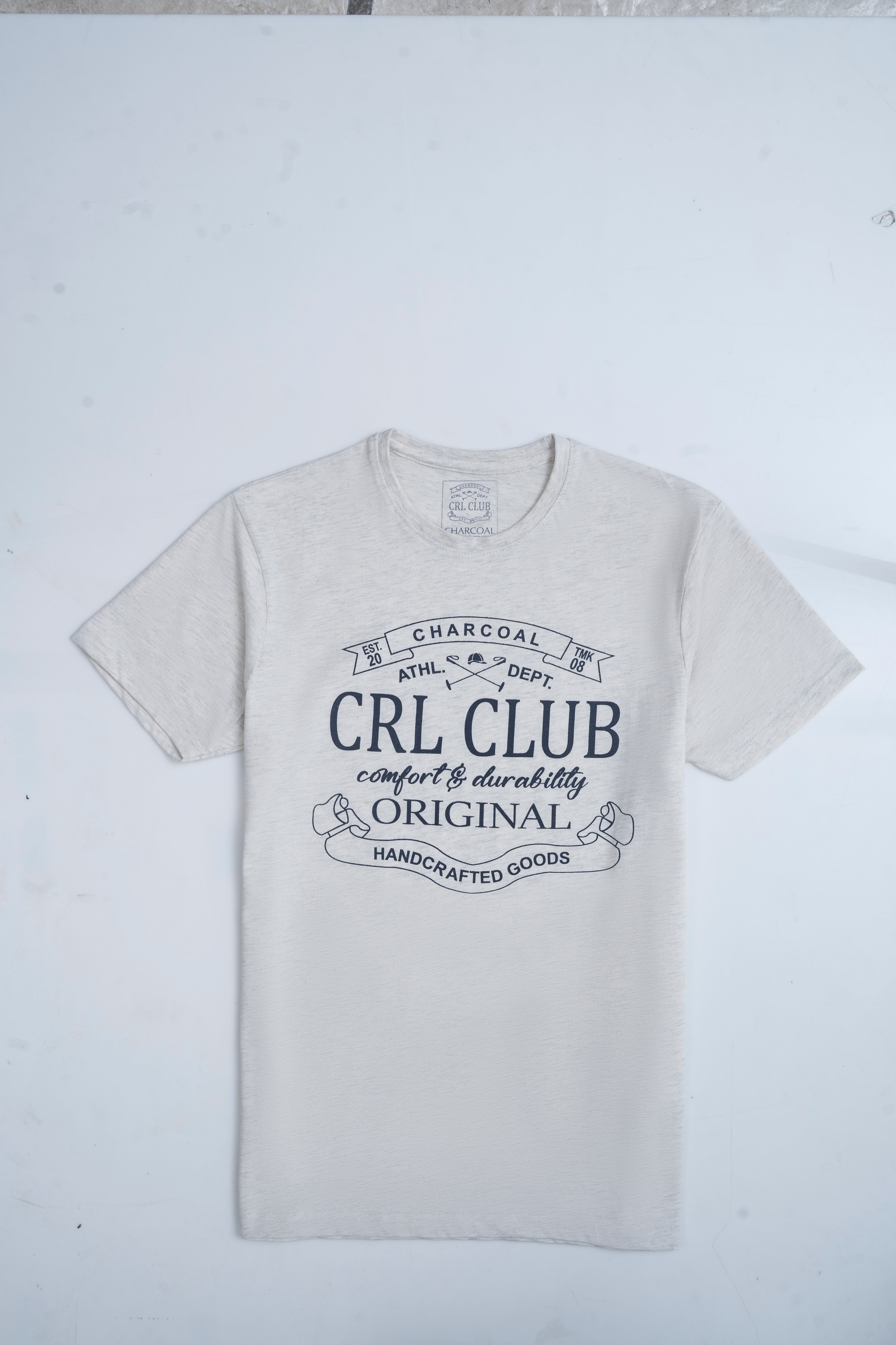 GRAPHIC T SHIRT OATMEAL