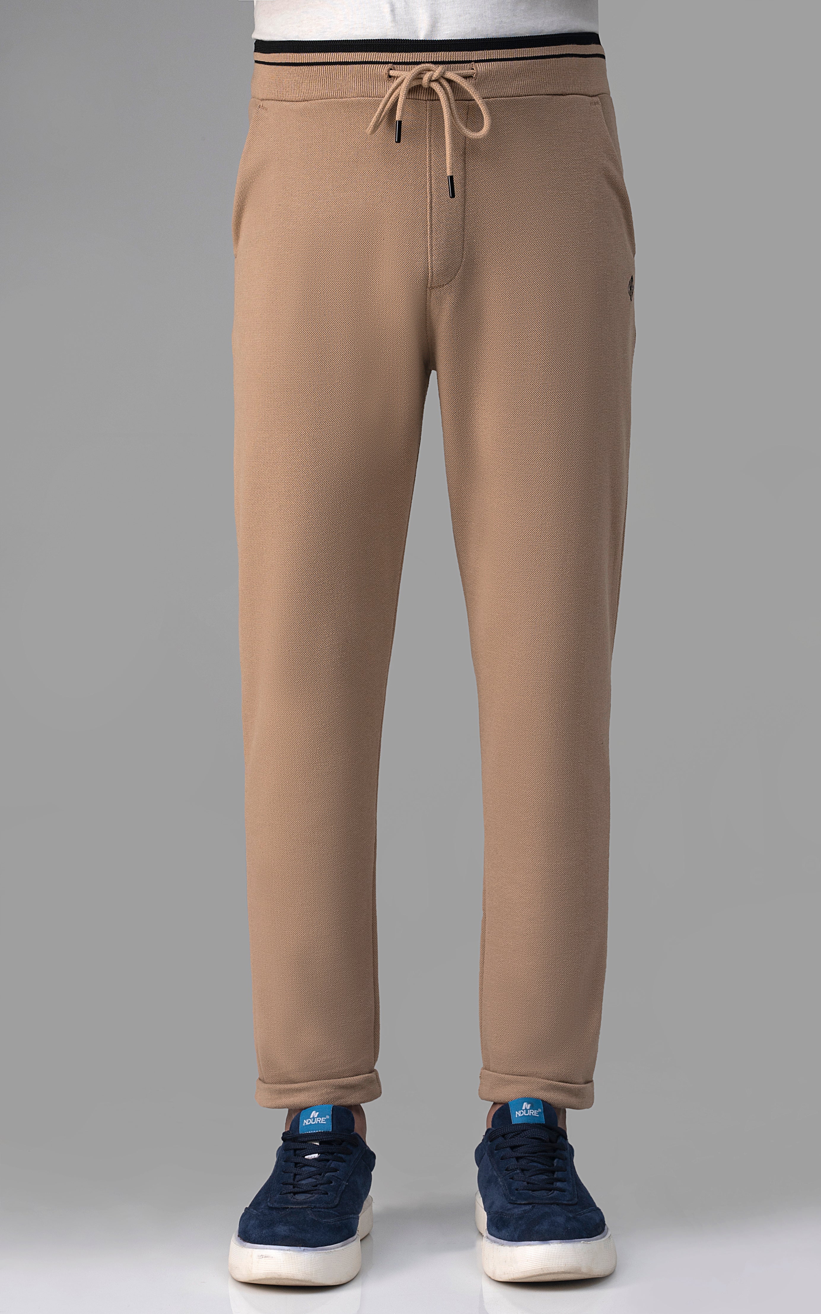 PIQUE TERRY TROUSER KHAKI