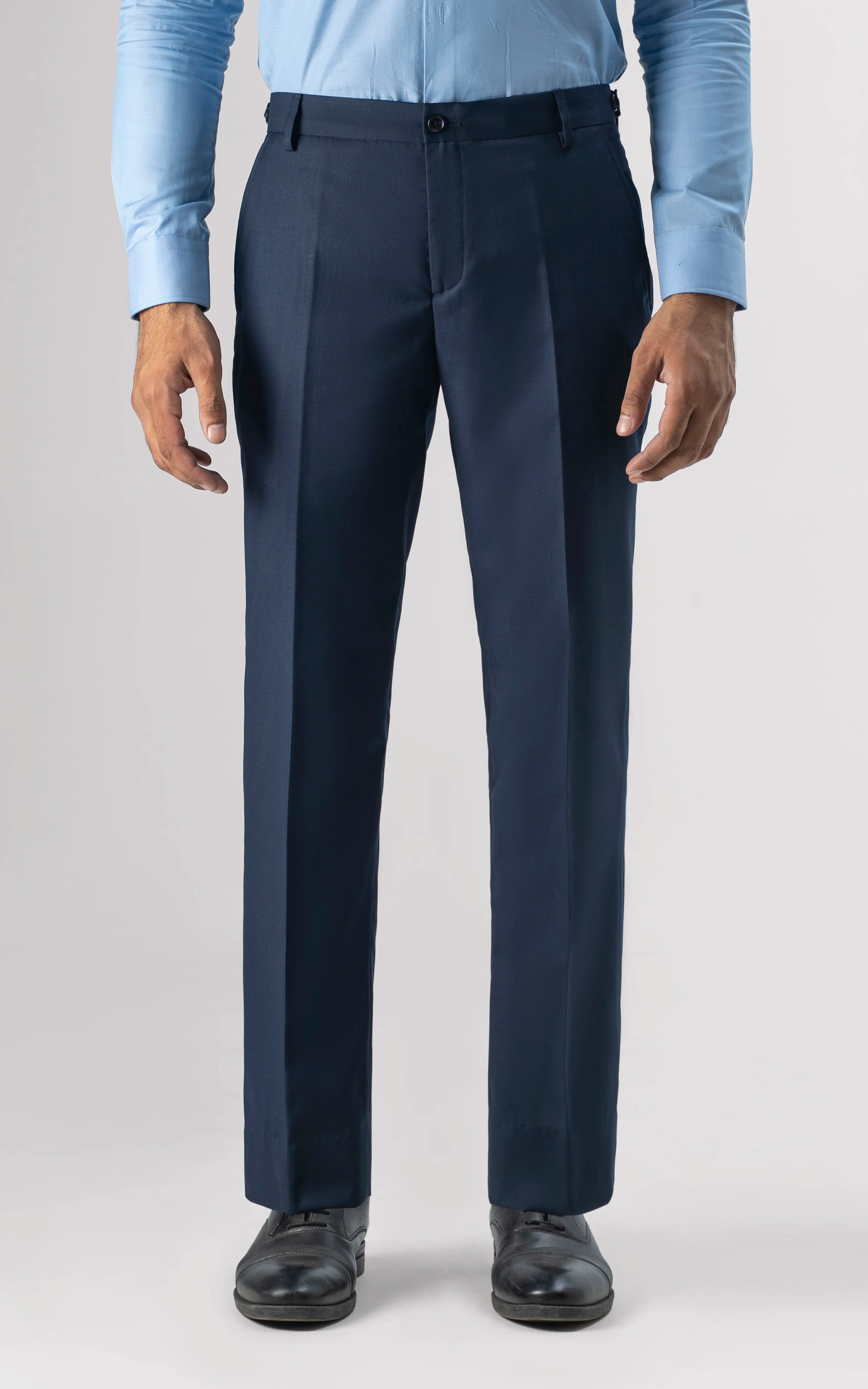 Adjustable Waist Dress Pant Navy