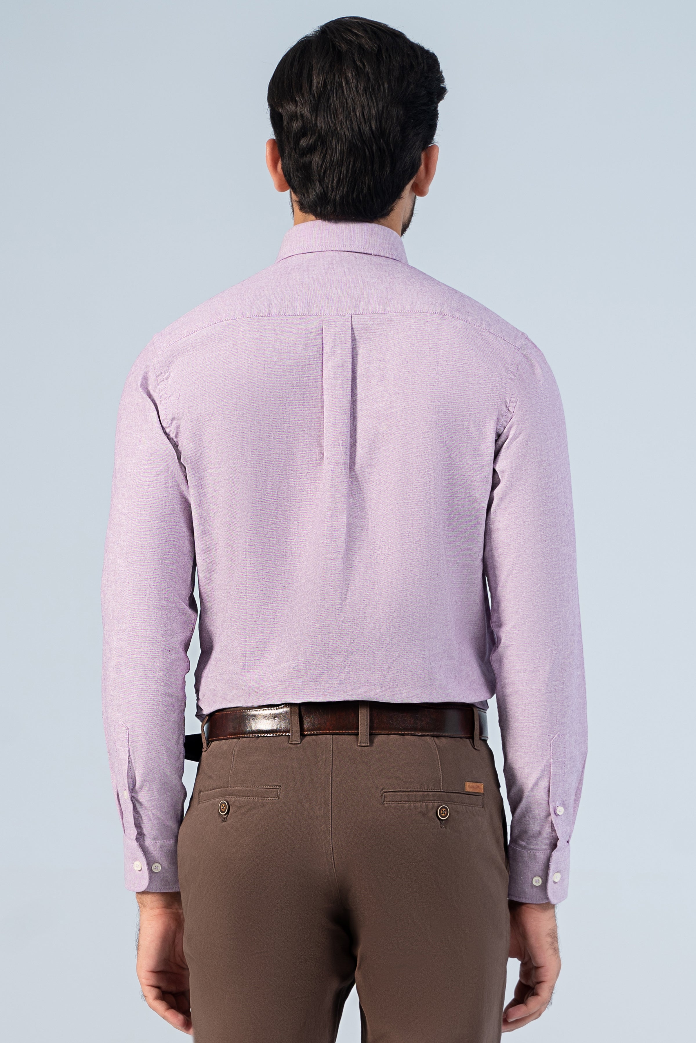 SEMI CASUAL SHIRT PURPLE - Charcoal Clothing