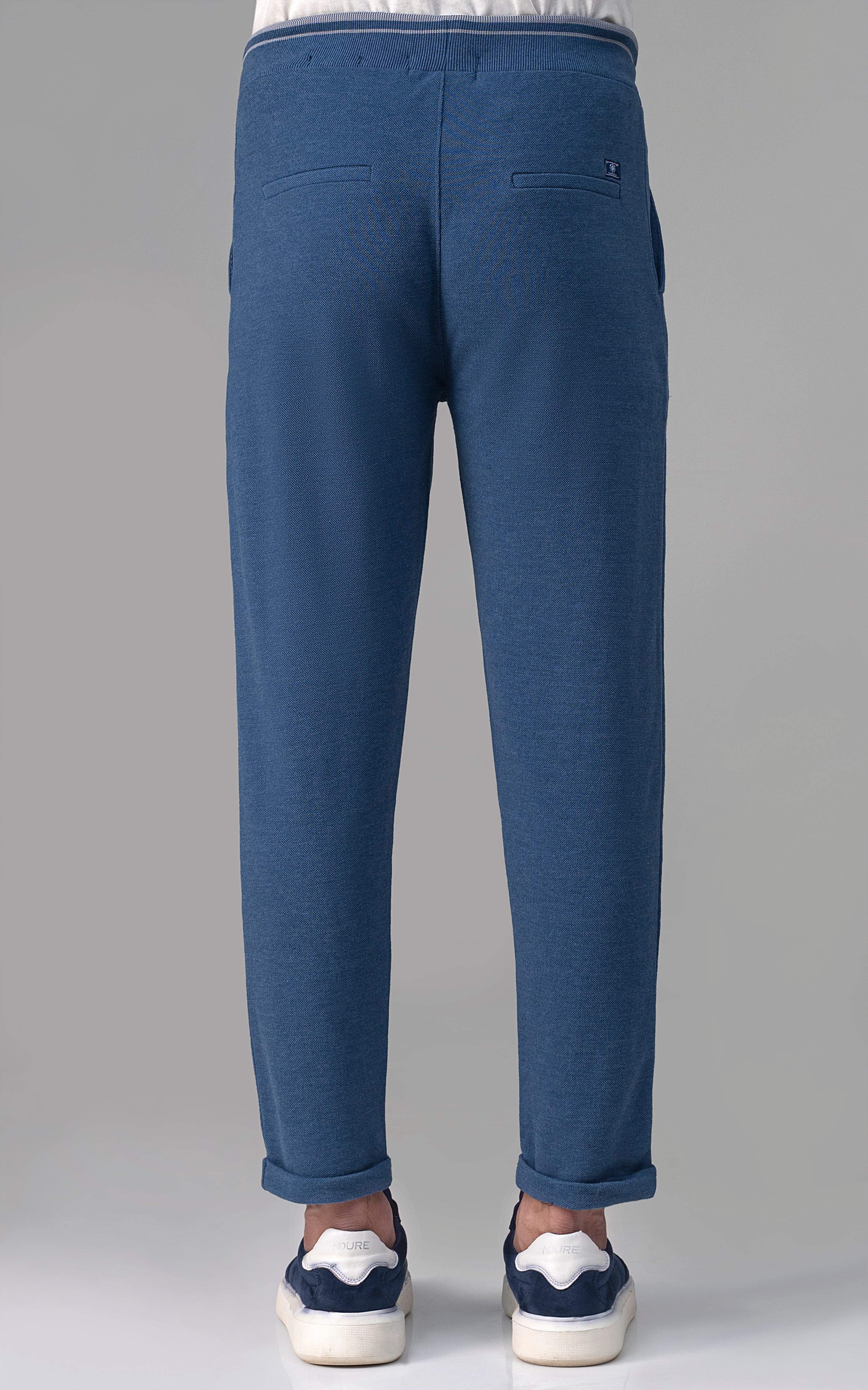 PIQUE TERRY TROUSER INDIGO